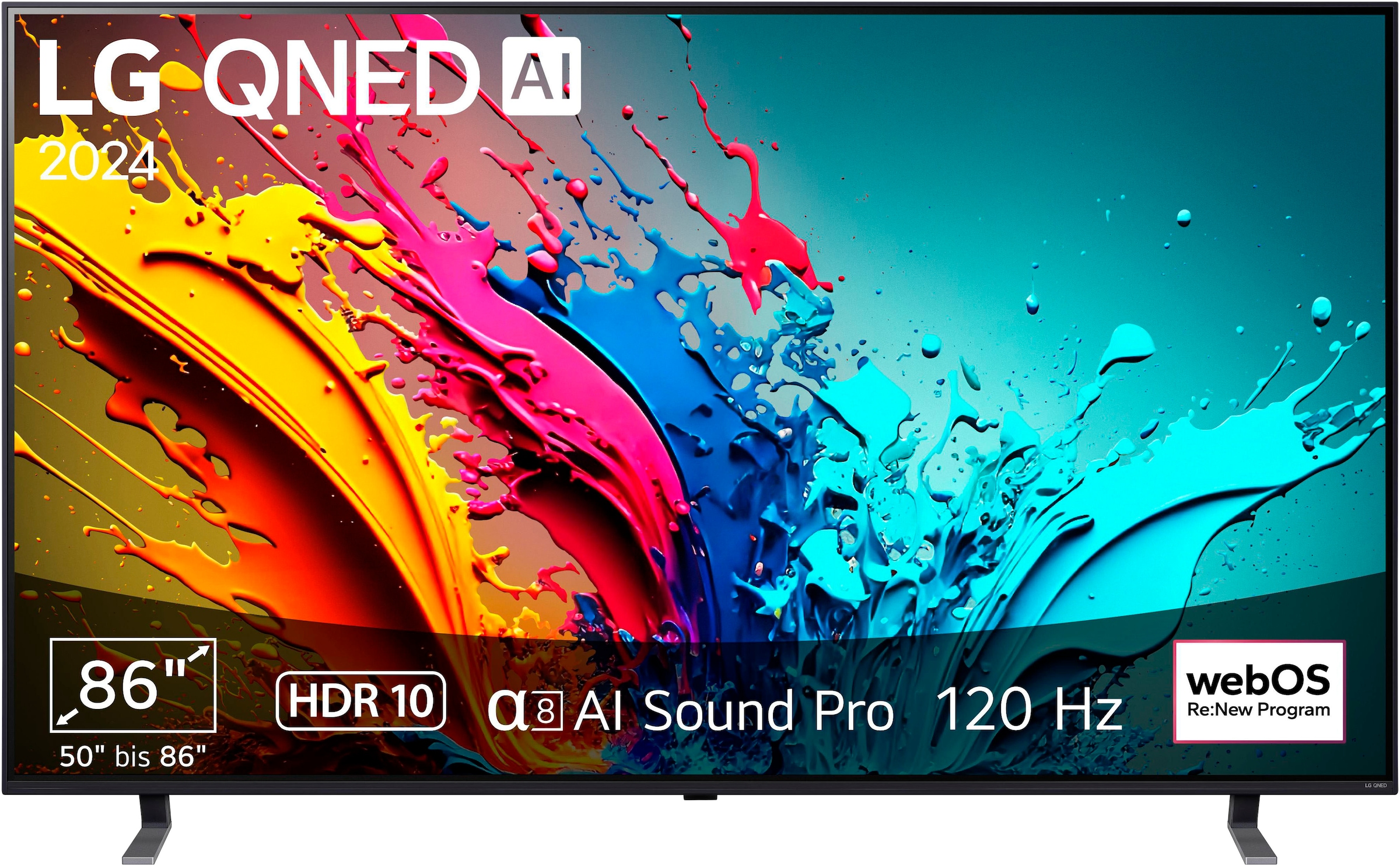 QNED-Fernseher, 4K Ultra HD, Smart-TV