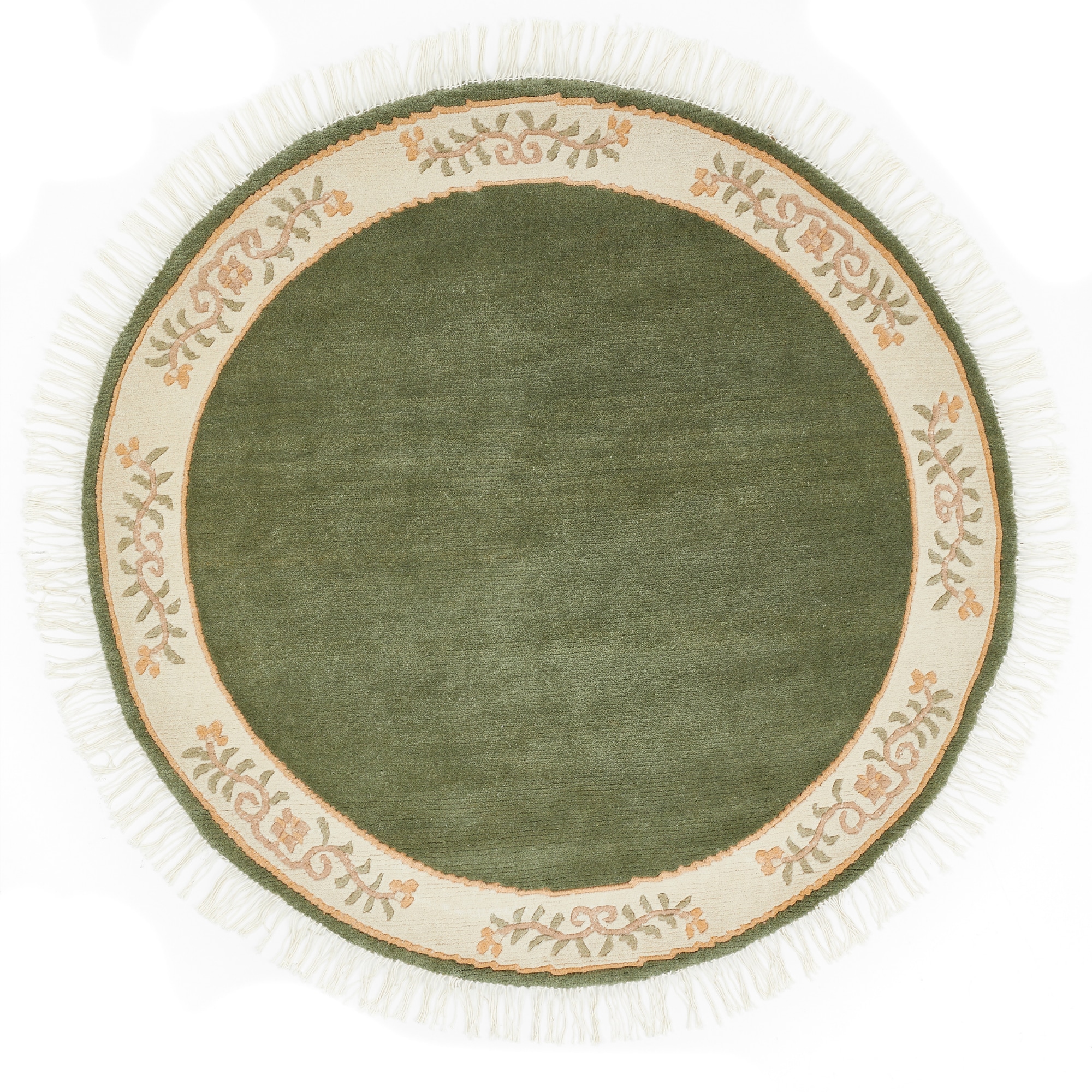 LUXOR living Wollteppich "Giza" rund 12 mm Höhe reine Wolle, handgeknüpft, günstig online kaufen