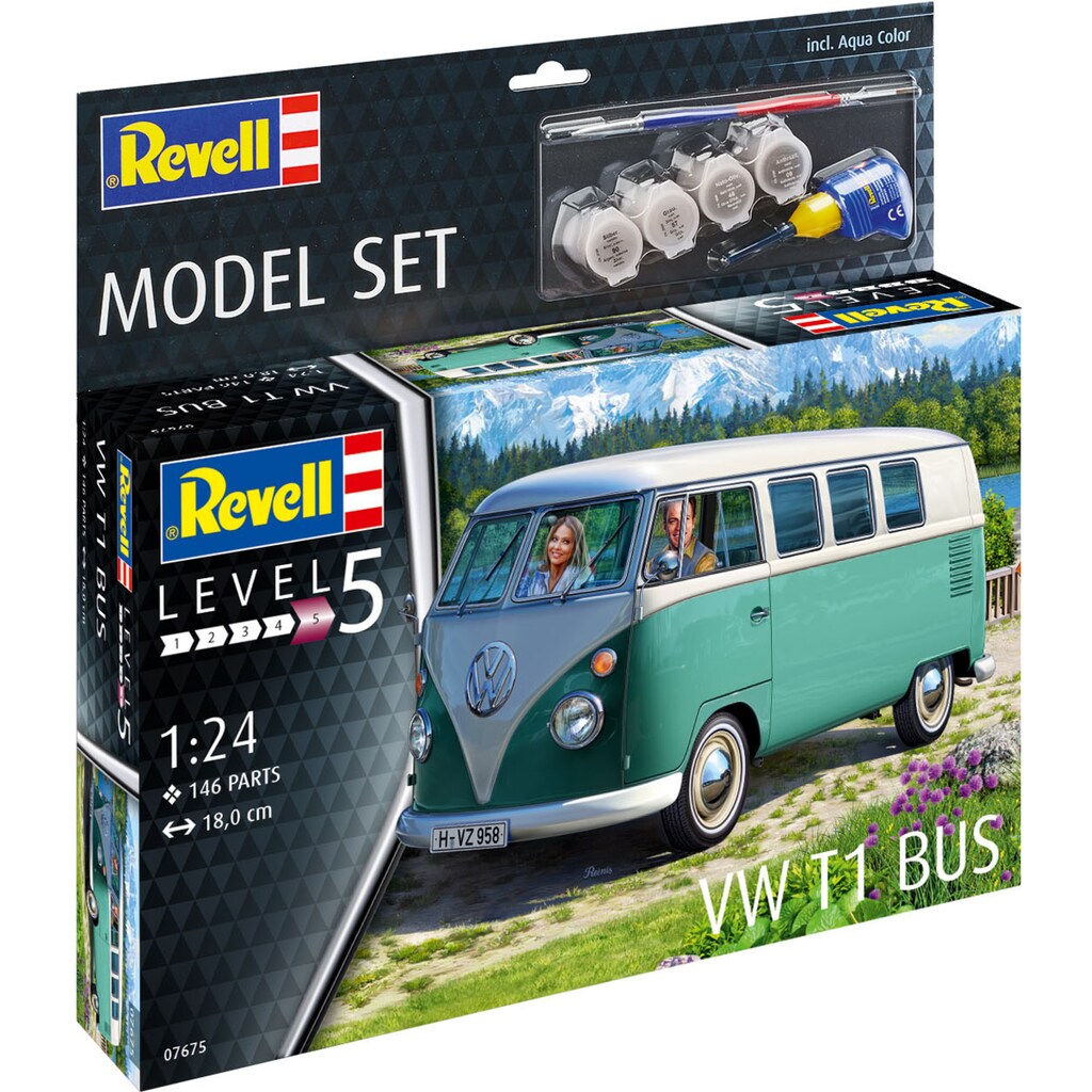 Revell® Modellbausatz »VW T1 Bus«, 1:24