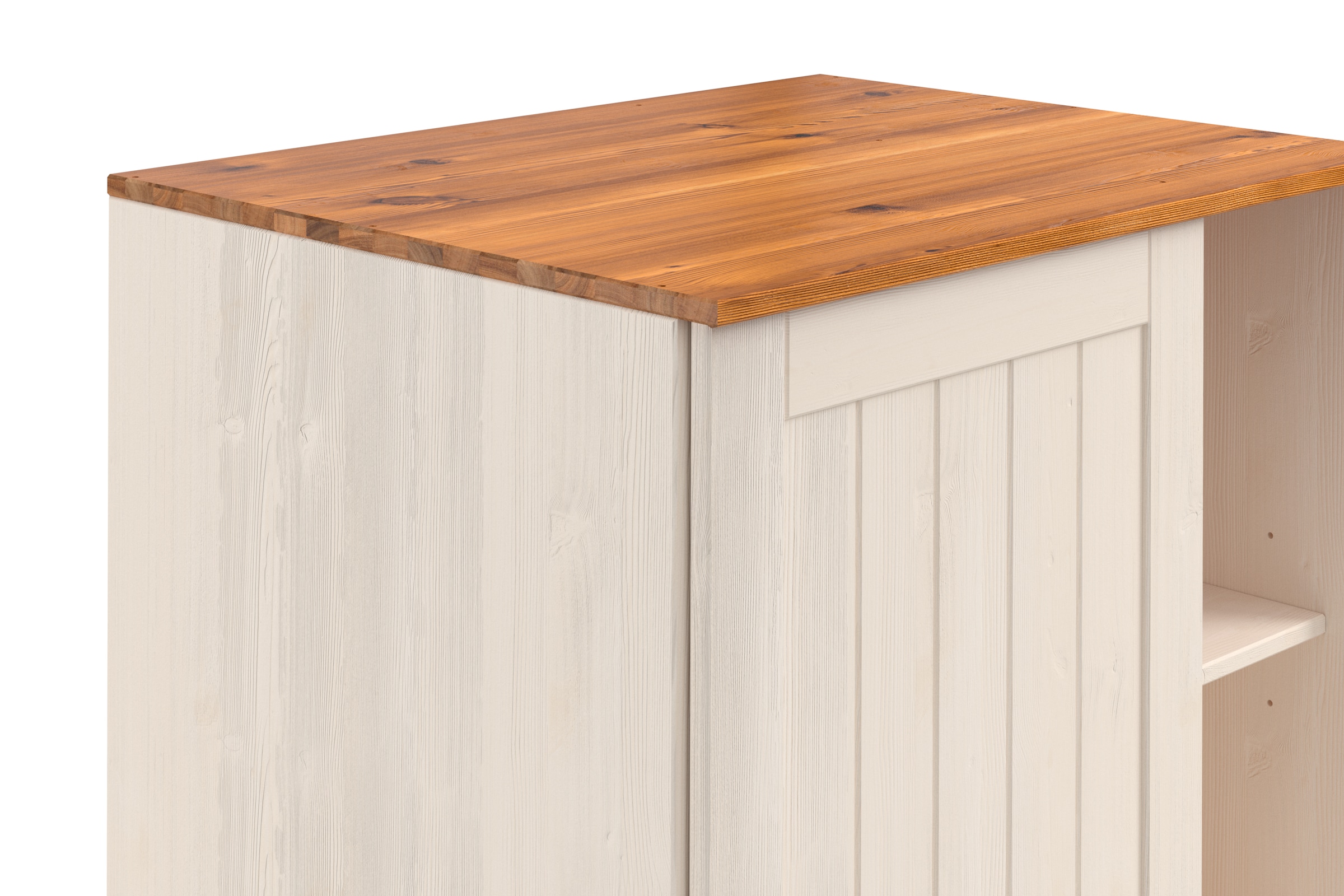 Home affaire Hochschrank »Alby2«, Mit Metallgriffen, Breite 75 cm