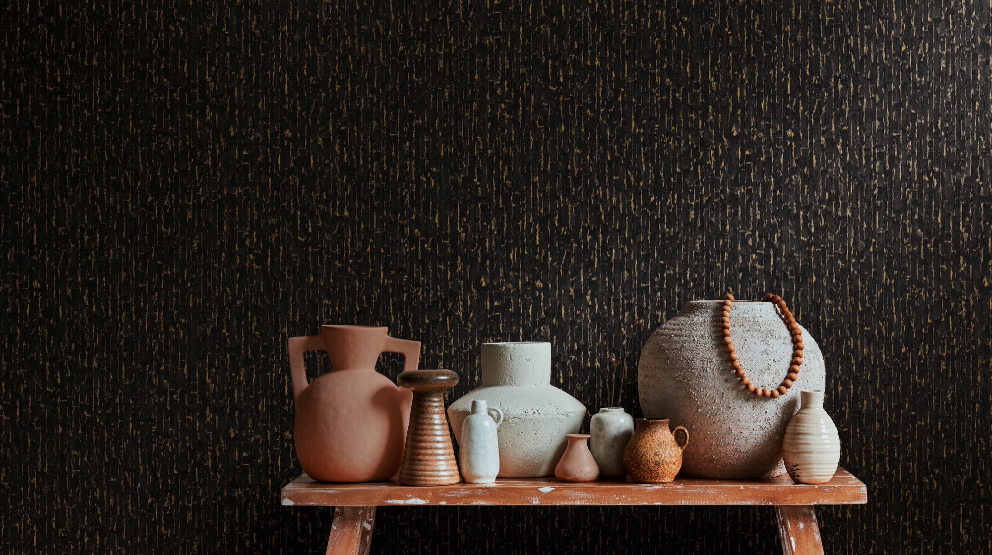 living walls Vliestapete »Strukturtapete 3D-Effekt Farbvarianten modern« glänzend strukturiert