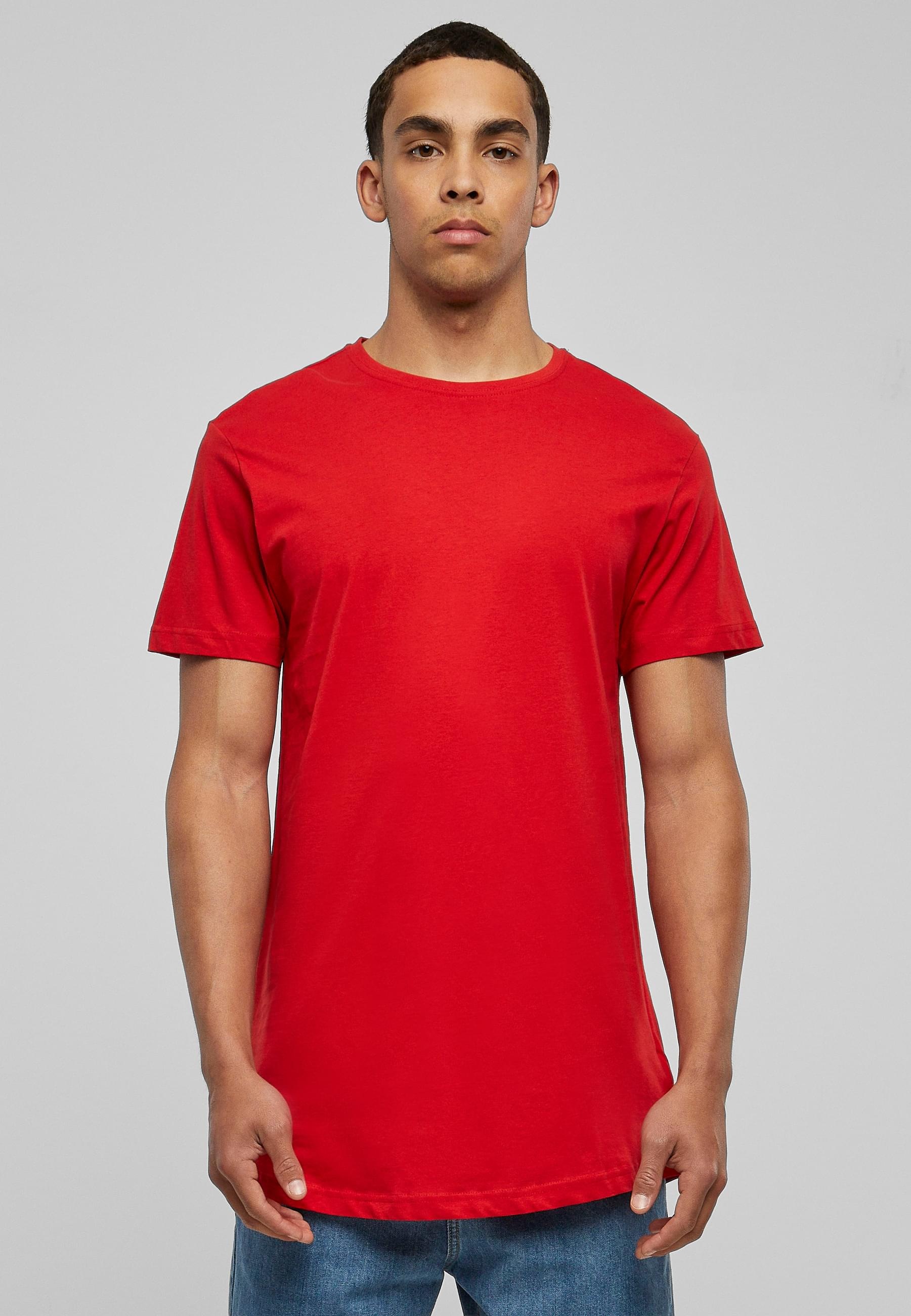 URBAN CLASSICS Kurzarmshirt »Urban Classics Herren Shaped Long Tee«, (1 tlg.)