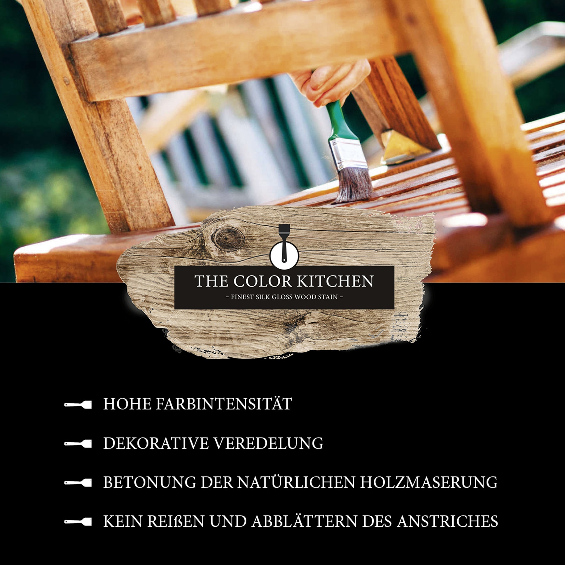 A.S. Création Holzschutzlasur »THE COLOR KITCHEN Premium« seidenglänzend und wetterfest