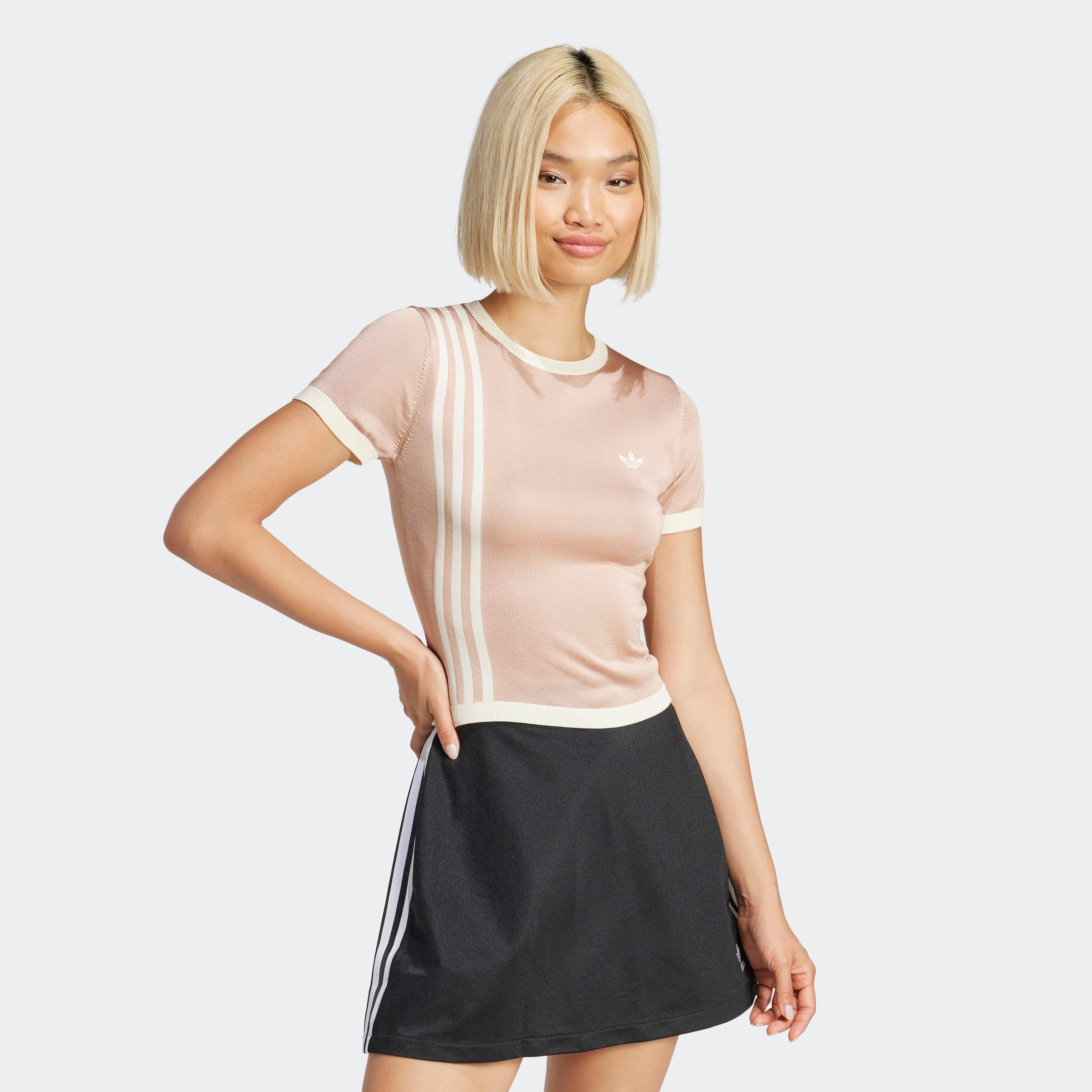 adidas Originals T-Shirt "KNITTED 3S TEE" günstig online kaufen