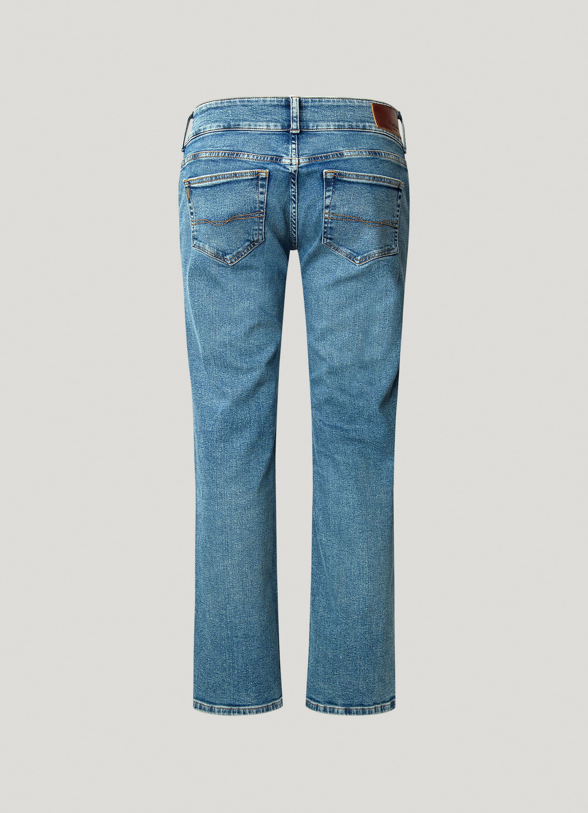 Pepe Jeans Gerade Jeans »STRAIGHT JEANS LW«, mit doppeltem Knopfverschluss