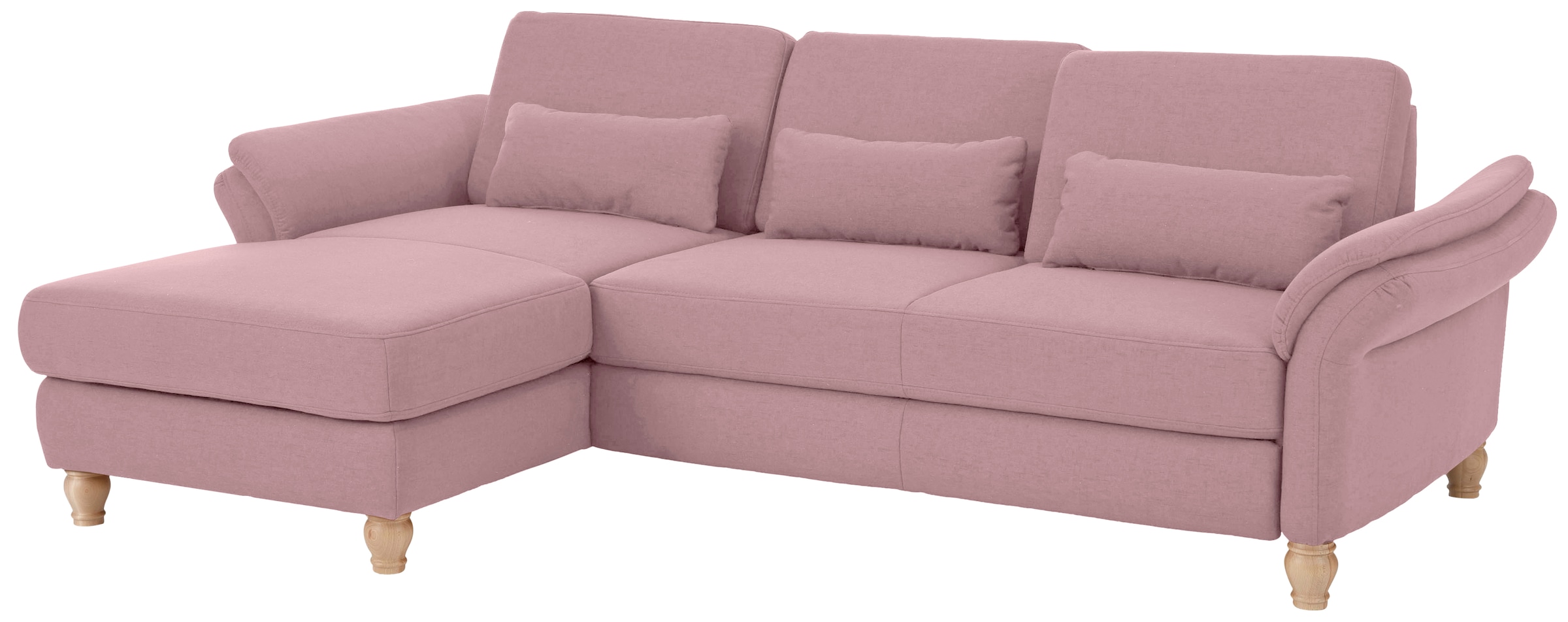 Home affaire Ecksofa »Palace L-Form«, incl. Sitztiefenverstellung, wahlweise mit Bettfunktion und Stauraum