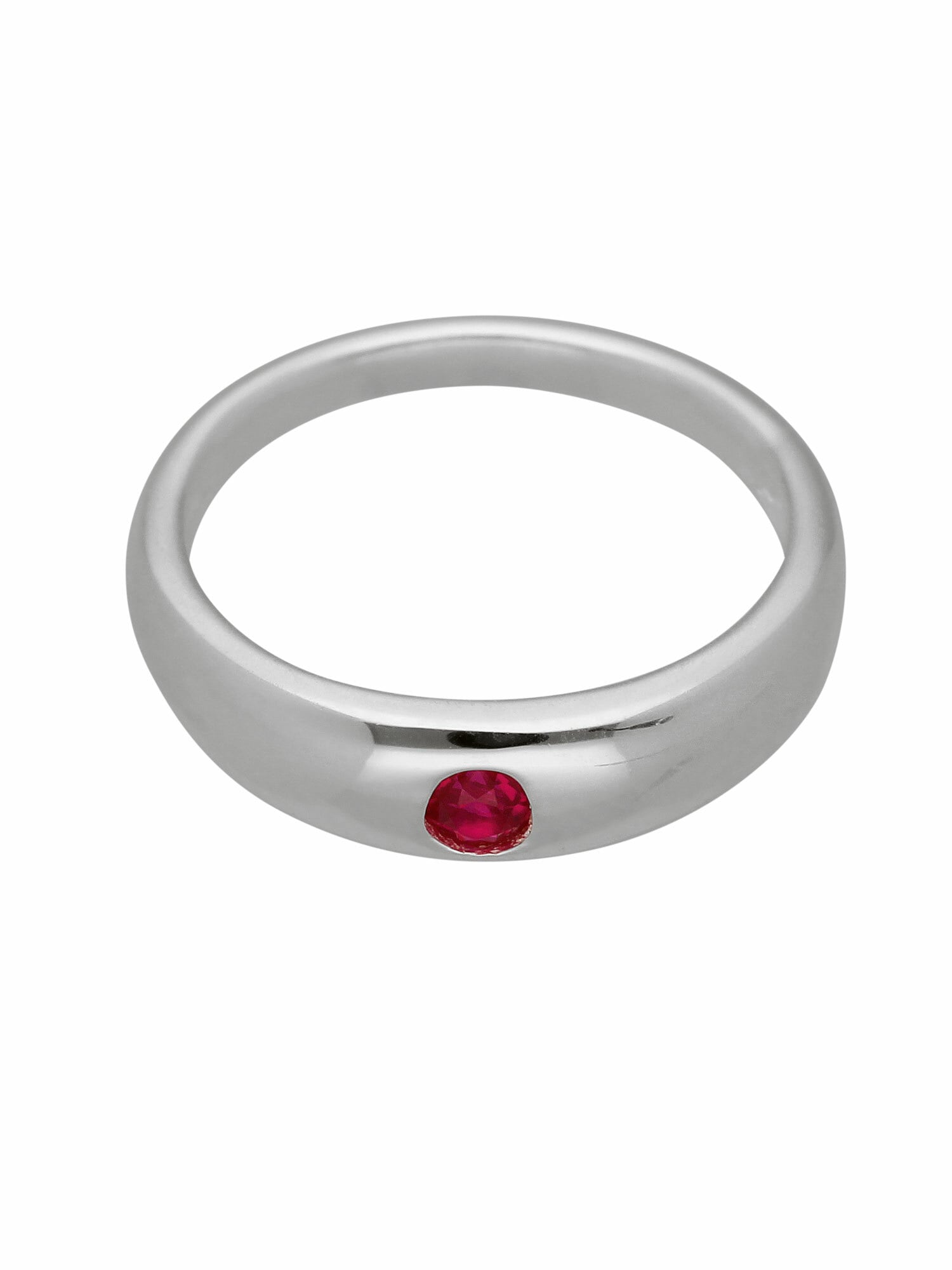 Adelia´s Kettenanhänger »925 Silber Anhänger Taufring mit Rubin Ø 10,9 mm«,  925 Sterling Silber mit Rubin Silberschmuck für Damen bestellen | BAUR | Kettenanhänger