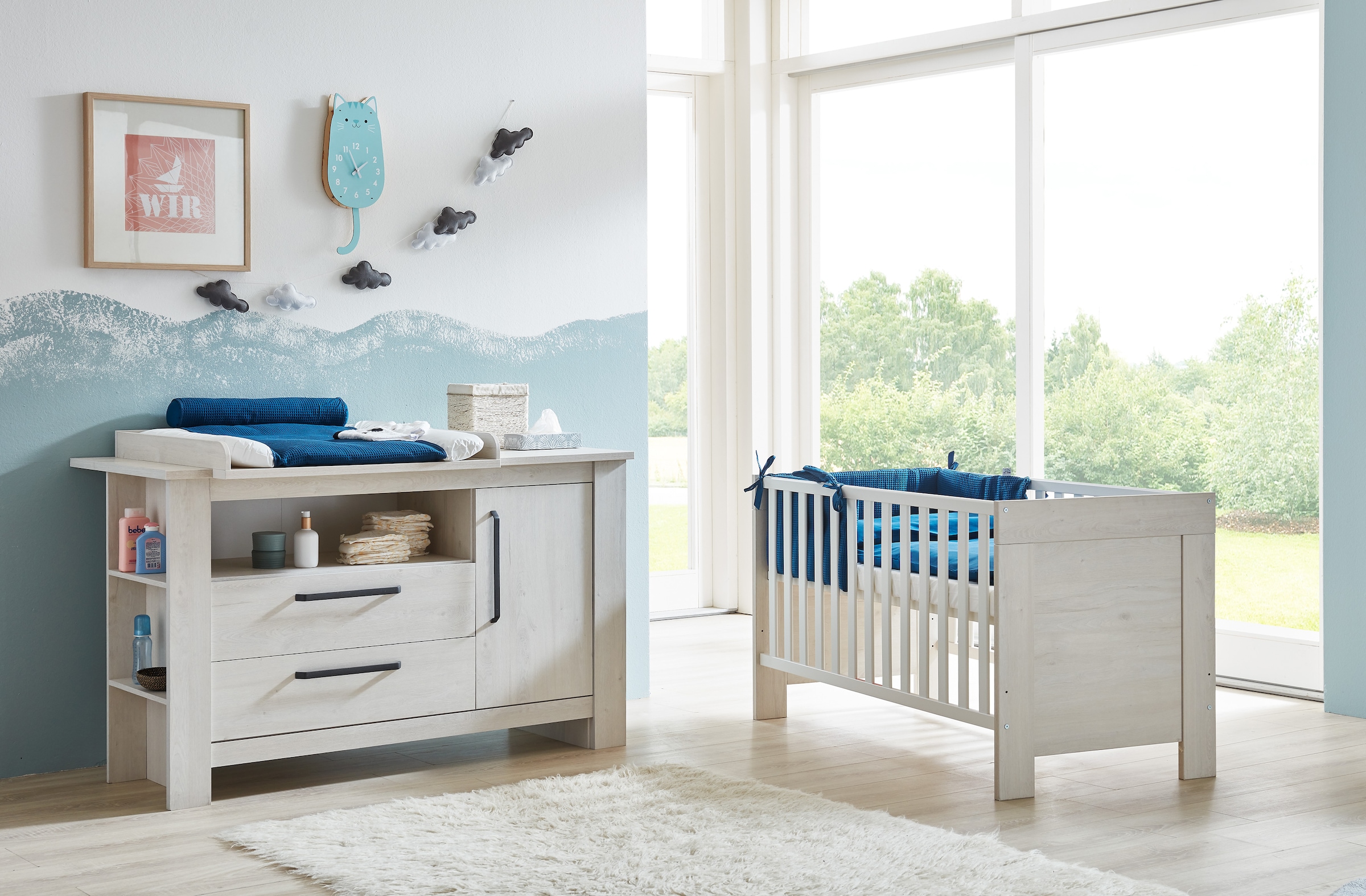 arthur berndt Babymöbel-Set "Til" Spar-Set, Kinderbett, Wickelkommode, 2 St günstig online kaufen