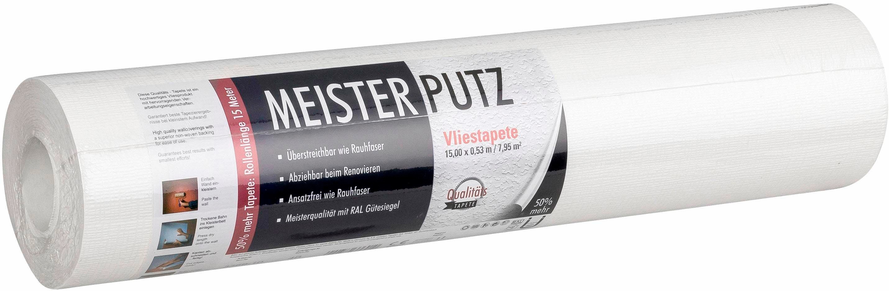 Thumbnail - living walls Vliestapete "Meisterputz" einfarbig uni unifarben leicht strukturiert Tapete einfarbig Tapeten Wohnzimmer...