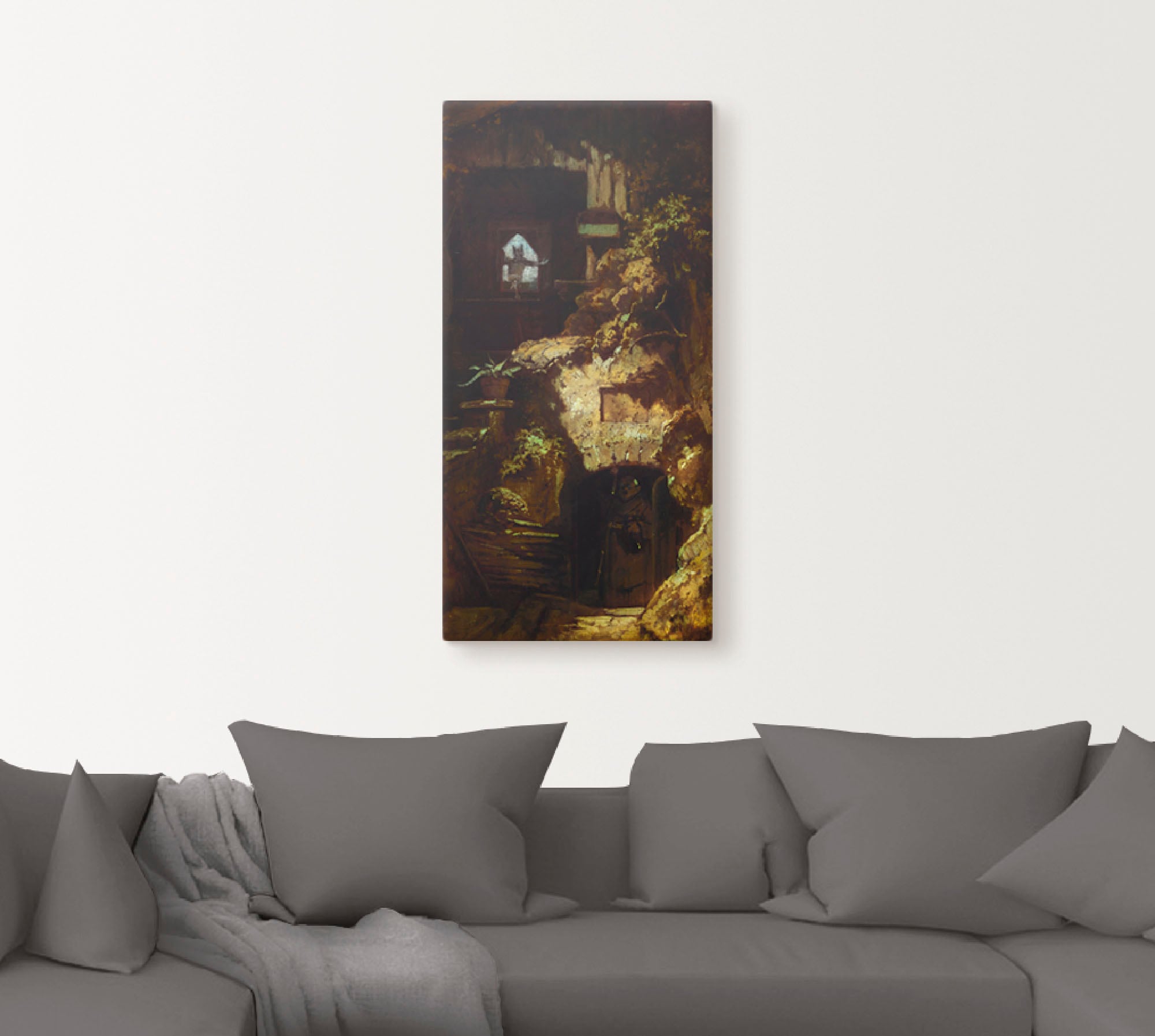 Artland Wandbild »Teufelsbeschwörung«, Dark Fantasy, (1 St.), als Leinwandbild, Wandaufkleber oder Poster in versch. Größen