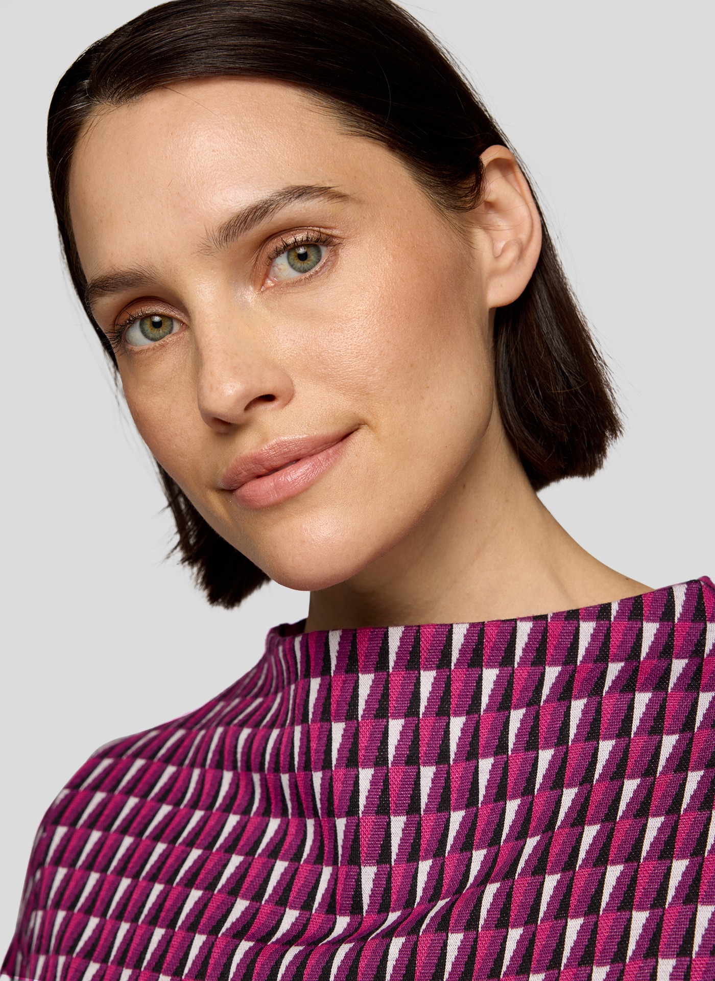 Rabe 3/4-Arm-Shirt mit grafischem Muster