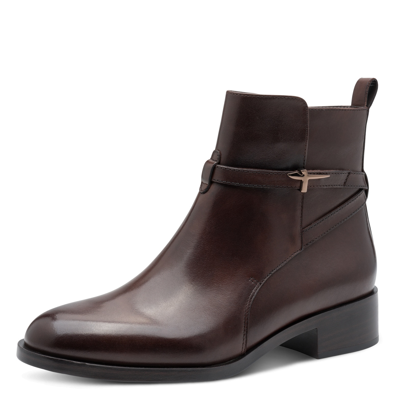 Tamaris Stiefelette Businessschuh, Ankleboots mit T-Logoverzierung