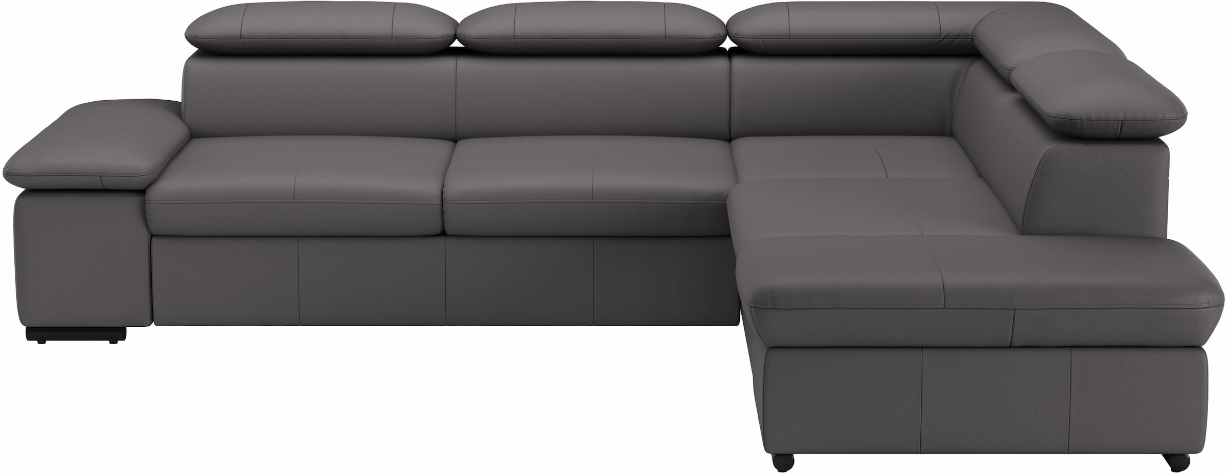 sit&more Ecksofa "Alcudia L-Form, B: 272 cm, Arm- und Kopfteilverstellung, Eckcouch" mit Schlaffunktion, Komfortsitz