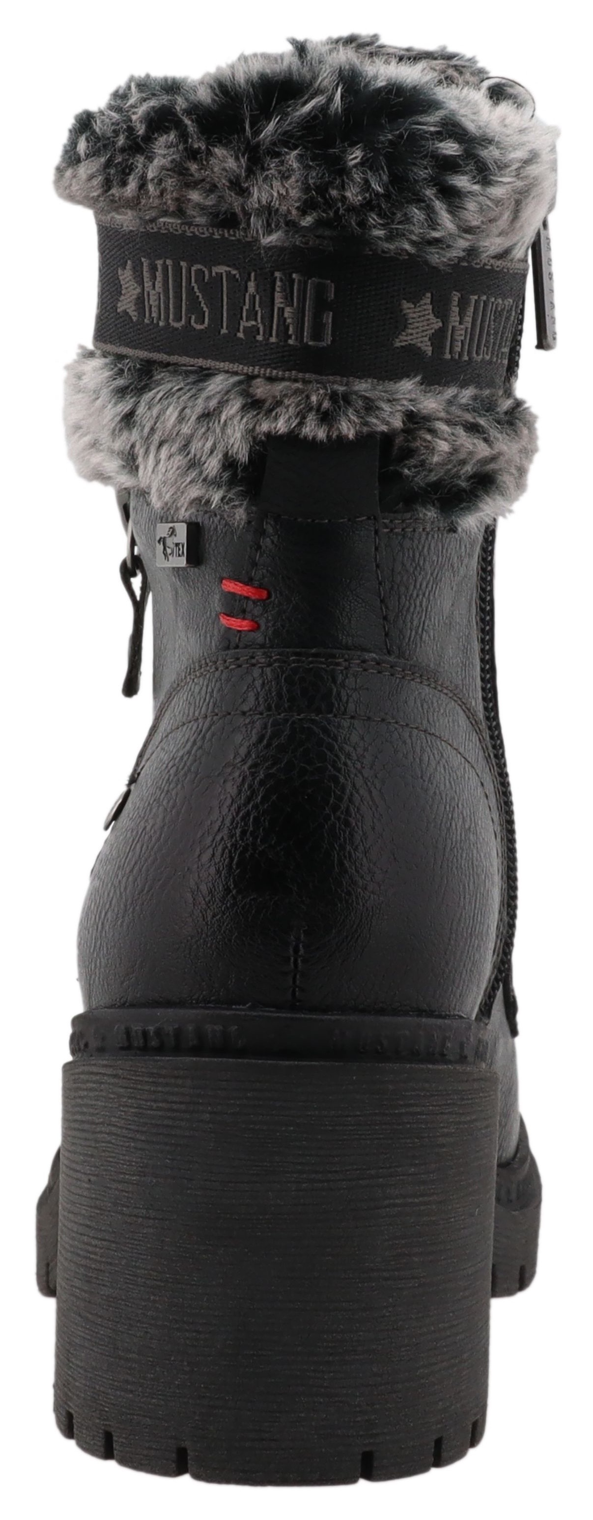 Mustang Shoes Winterstiefelette "Leila" Winterstiefel mit Kunstfellkragen u günstig online kaufen