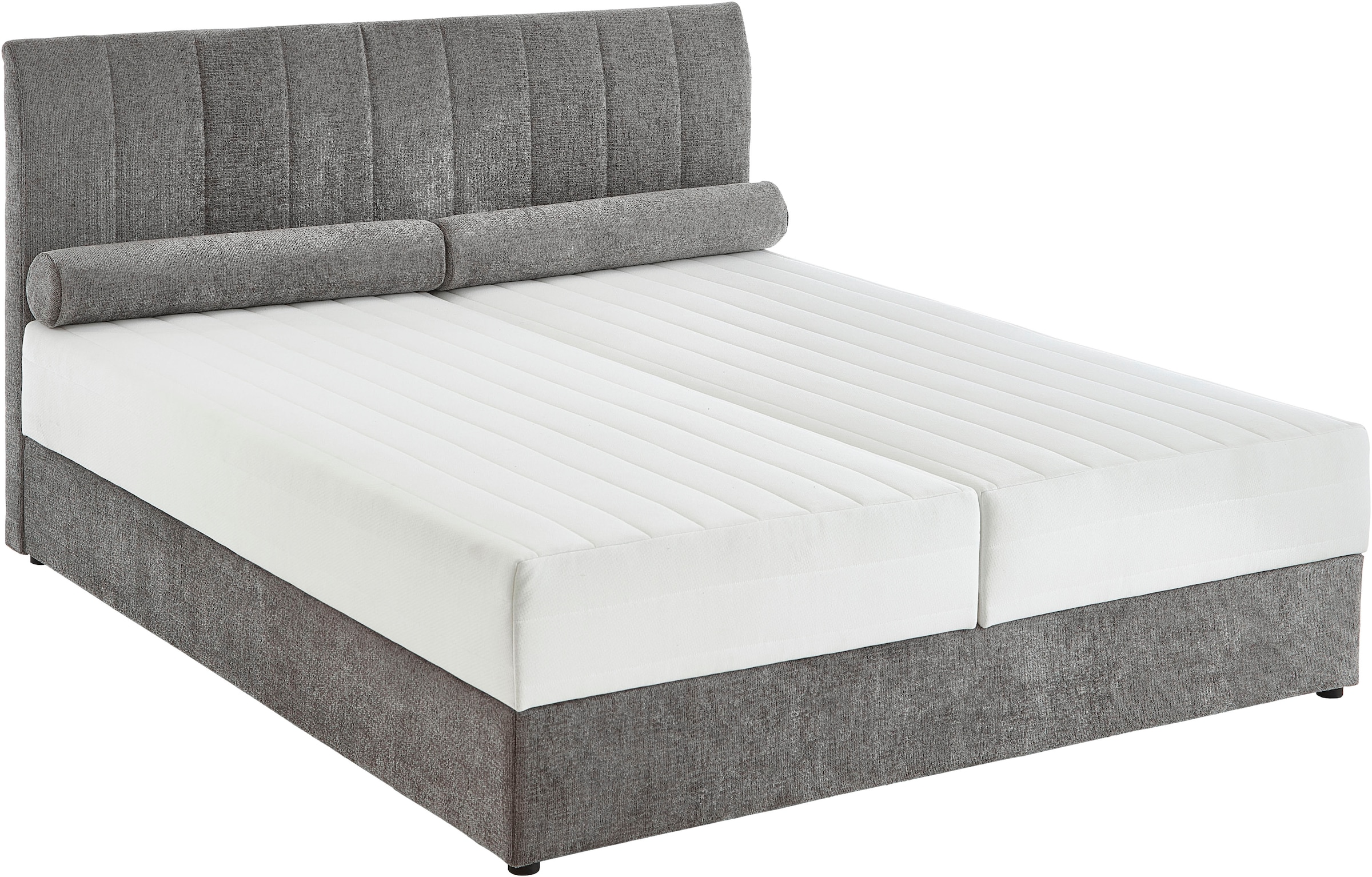 ATLANTIC home collection Boxbett »ALISIA«, mit Taschenfederkern, Bettkasten und Kissenrolle im Originalbezug