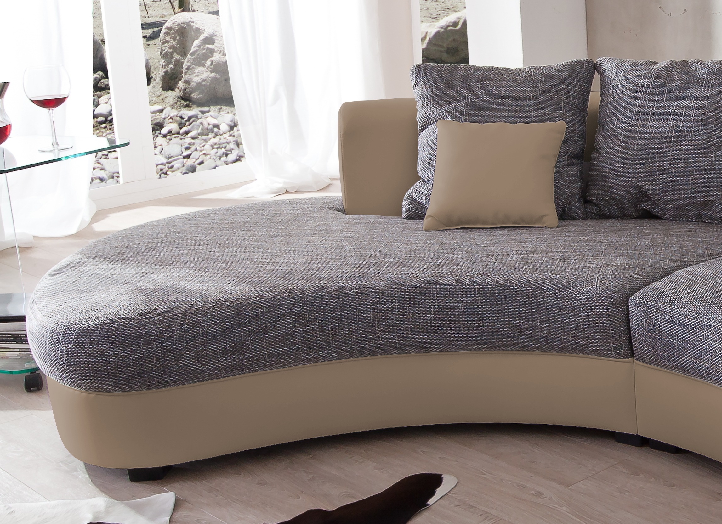 INOSIGN Ecksofa »Limoncello organische Formensprache, OTTOs Choice, L-Form«, ergonomische Form