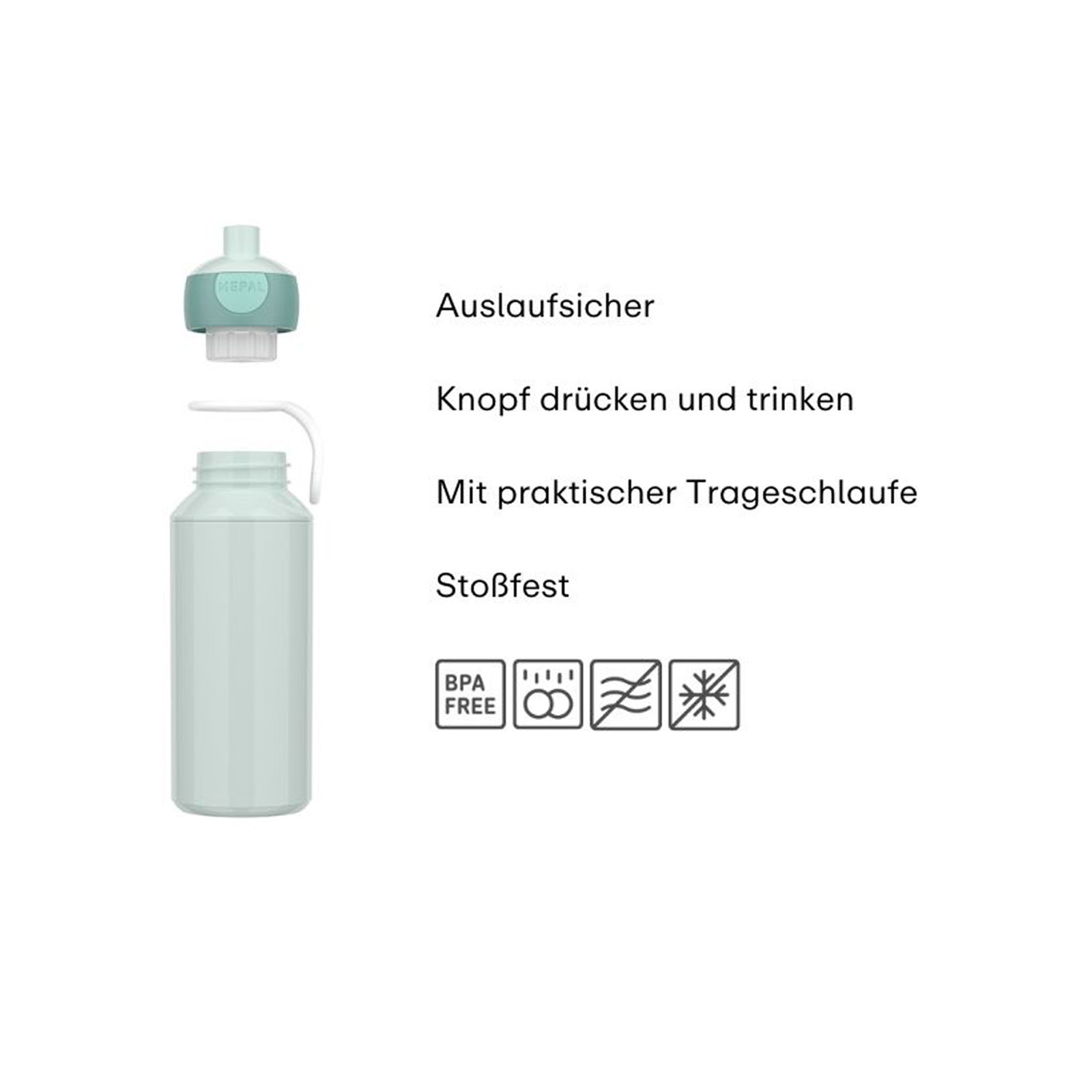 Mepal Trinkflasche "Pop-Up Trinkflasche Campus Switch 400 ml" günstig online kaufen