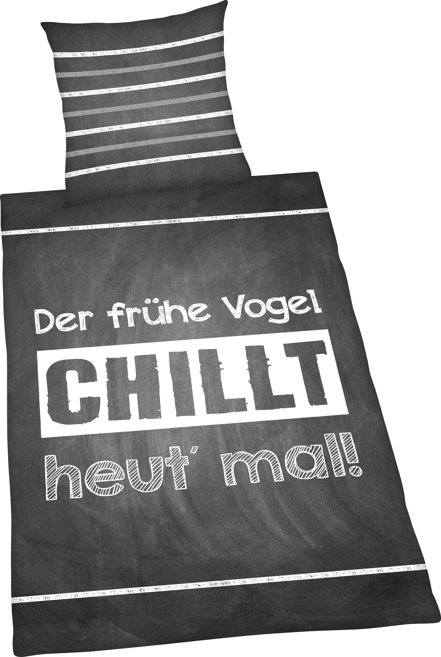 Herding Young Collection Wendebettwäsche "Sprüche" 2 Stk. mit lustigem Spru günstig online kaufen