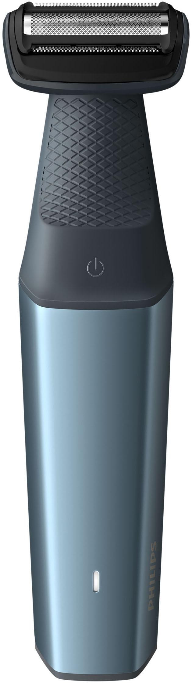 Philips Elektrokörperrasierer »Series 3000 BG3015/15«, 3 St. Aufsätze, Langhaartrimmer, Bodygroom