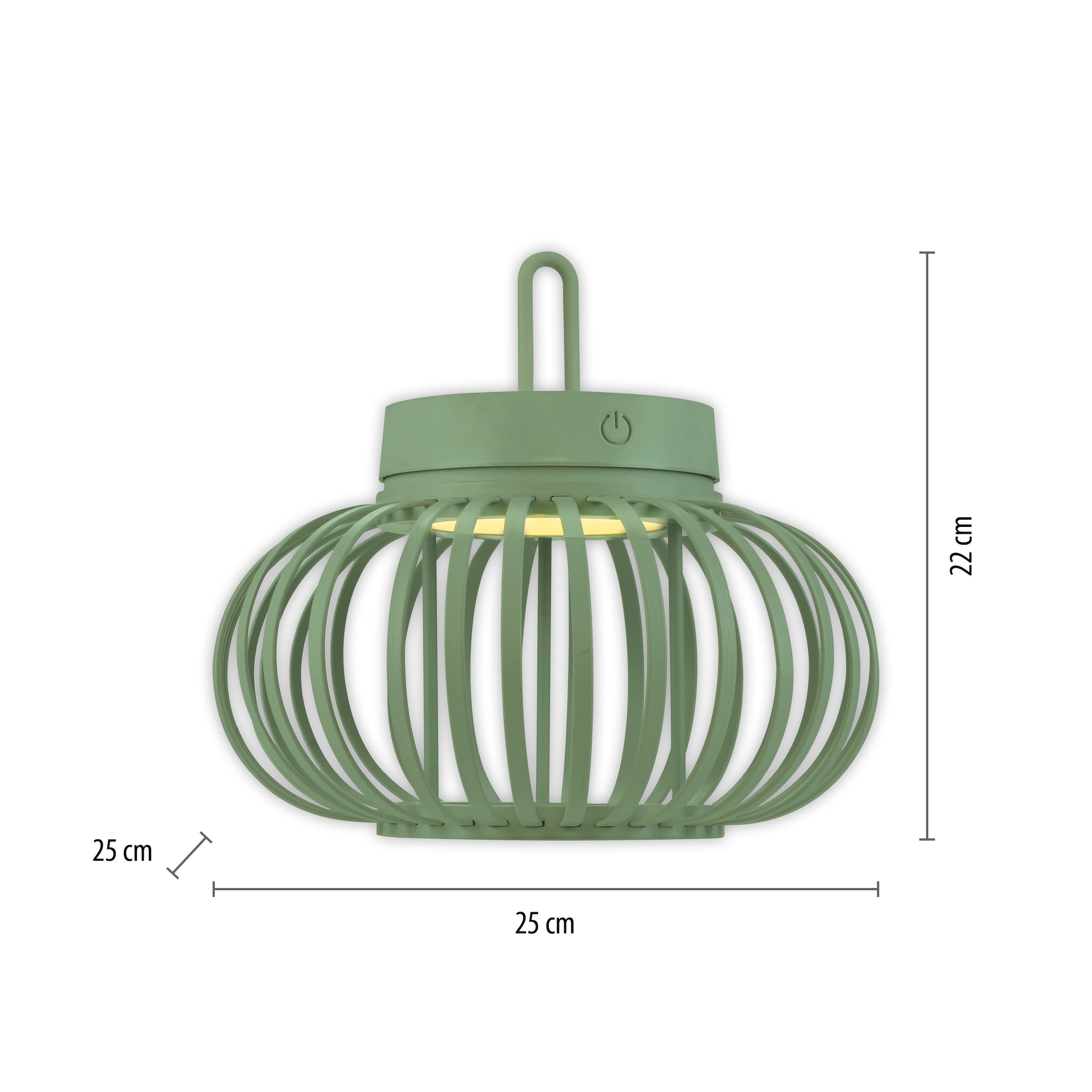 JUST LIGHT Pendelleuchte »AKUBA«, 1 flammig, Leuchtmittel LED-Modul | LED fest integriert, Akkuleuchte