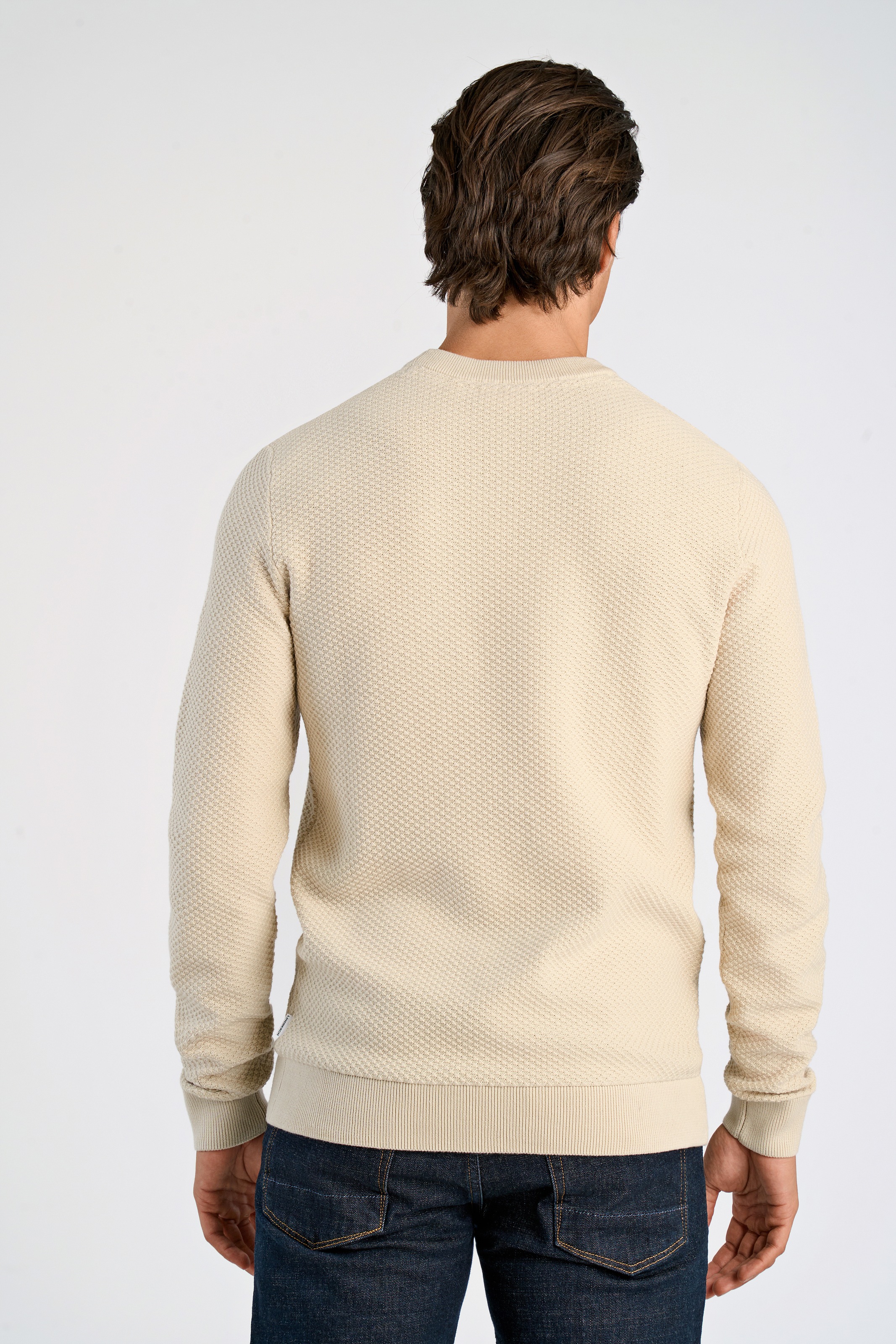 LINDBERGH Strickpullover mit Rundhals und aus reiner Baumwolle günstig online kaufen