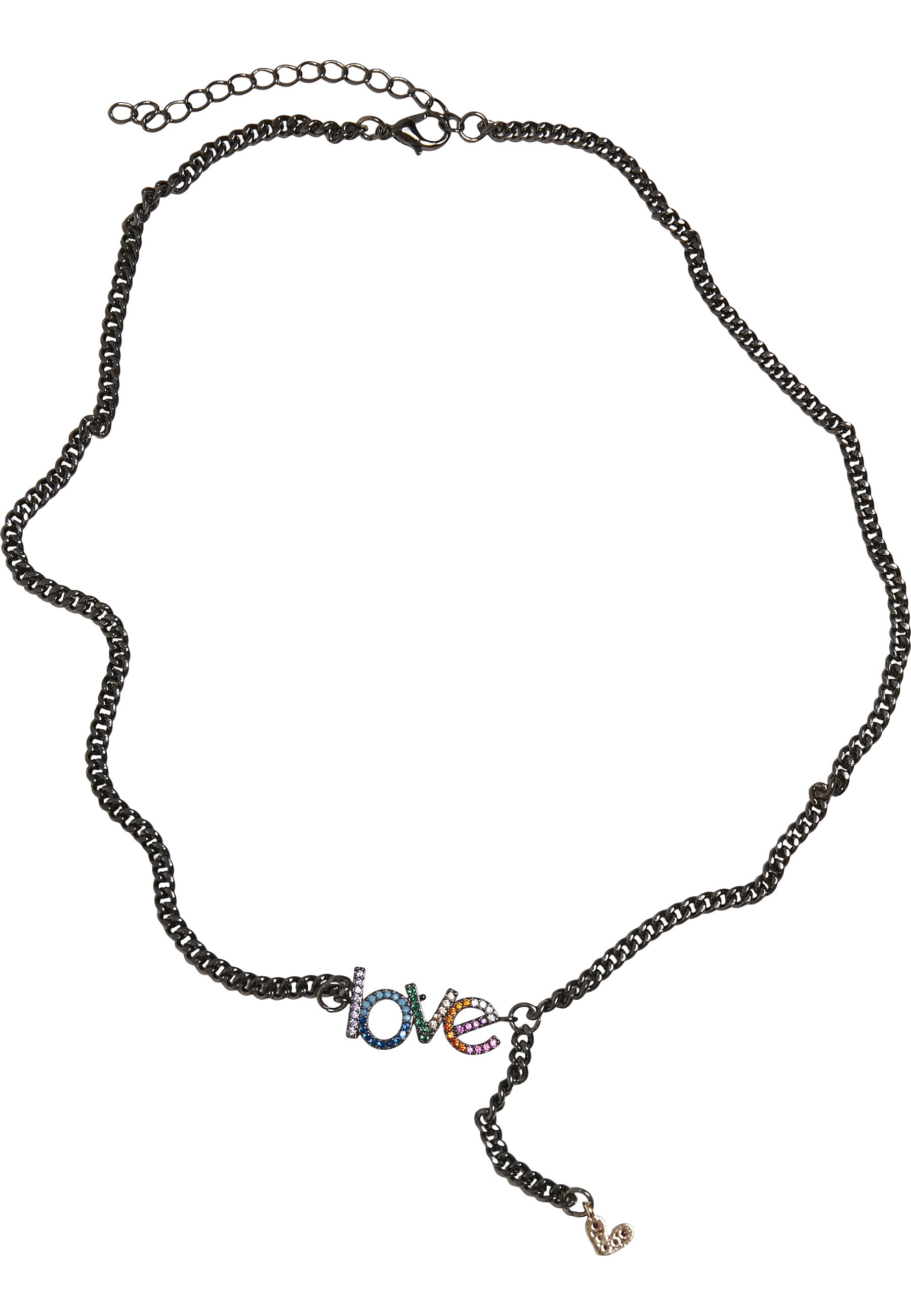 URBAN CLASSICS Edelstahlkette »Urban Classics Unisex Love Necklace«
