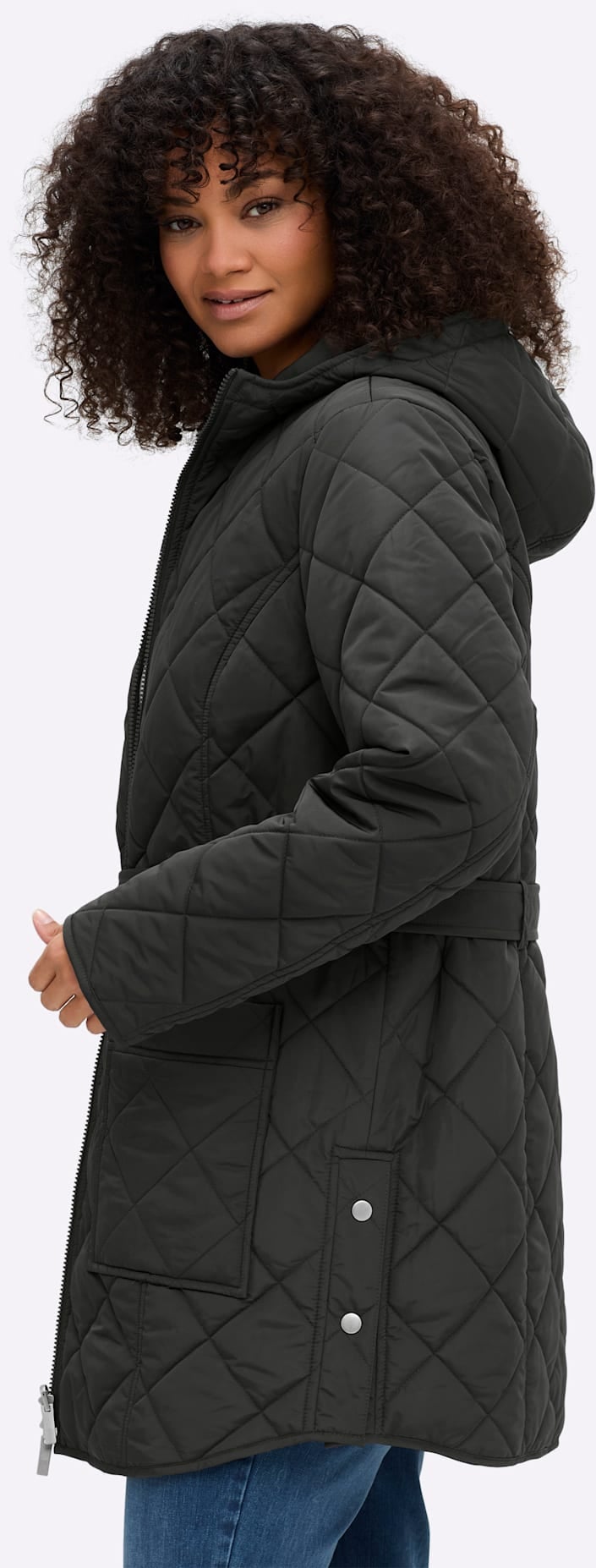 Sheego Wendejacke mit Kapuze