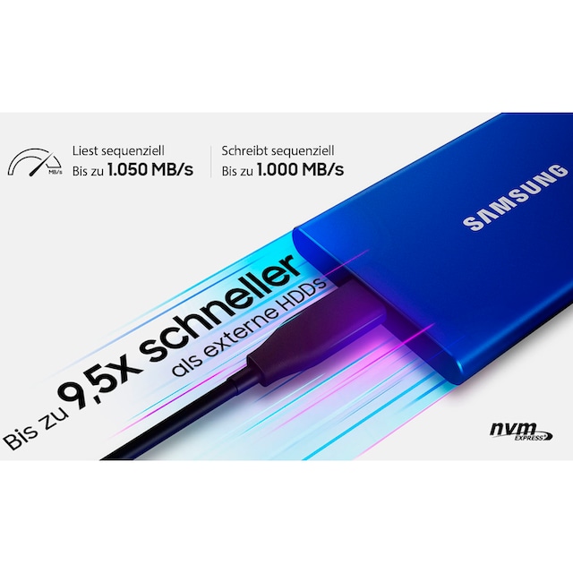 Samsung externe SSD »Portable SSD T7«, Anschluss USB 3.2 | BAUR
