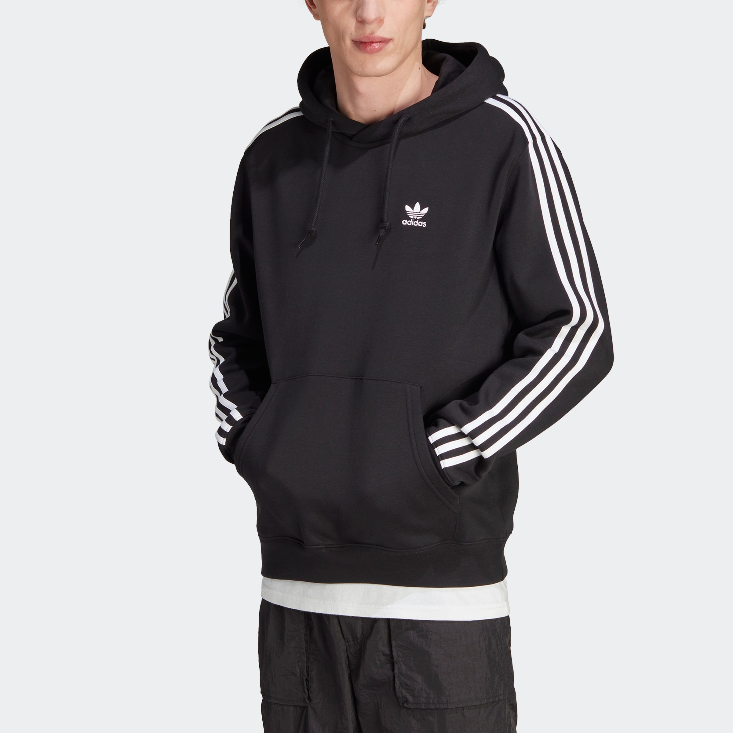 Adidas originals black hoodie best sale