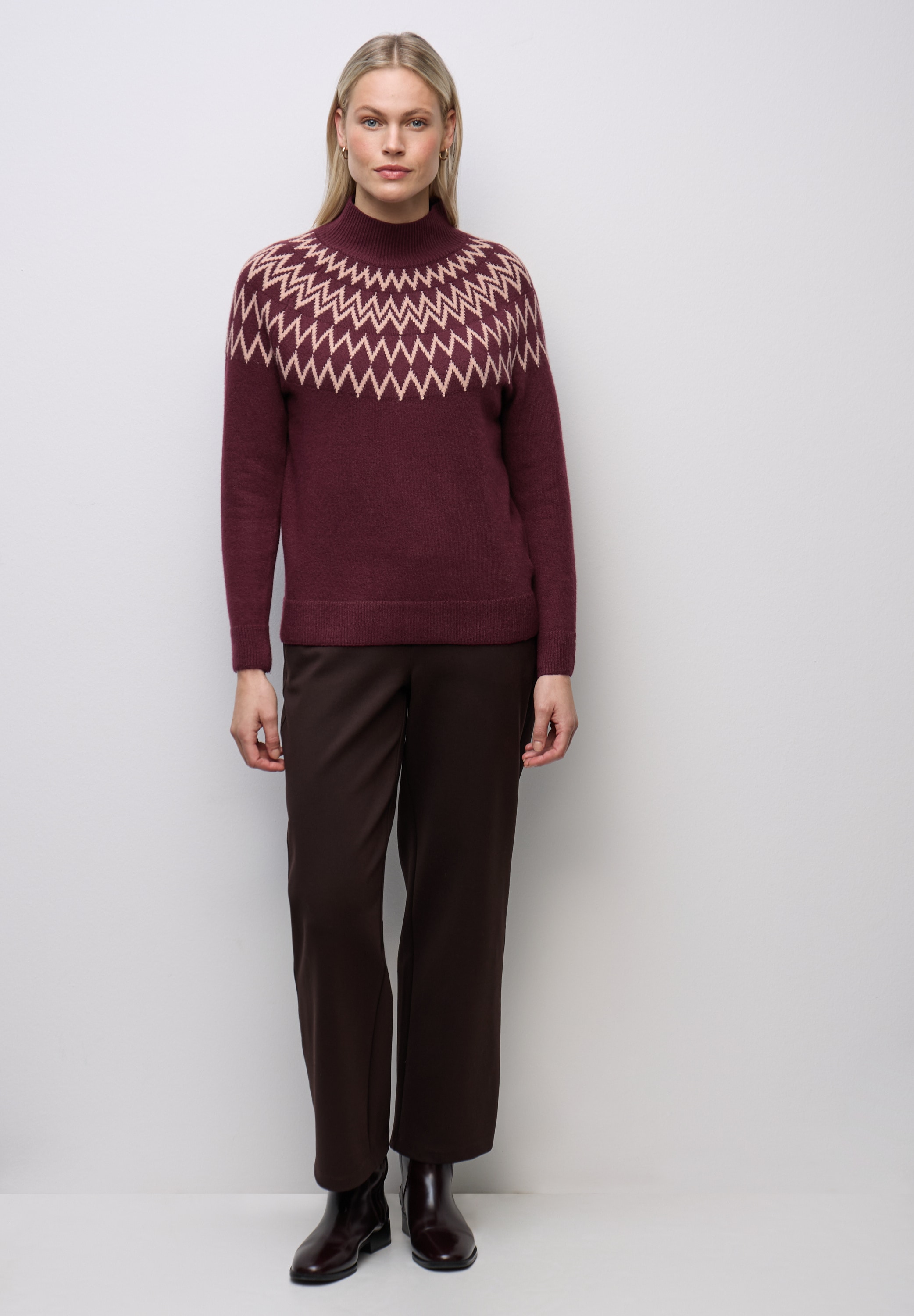 STREET ONE Strickpullover im soften Baumwoll-Mix