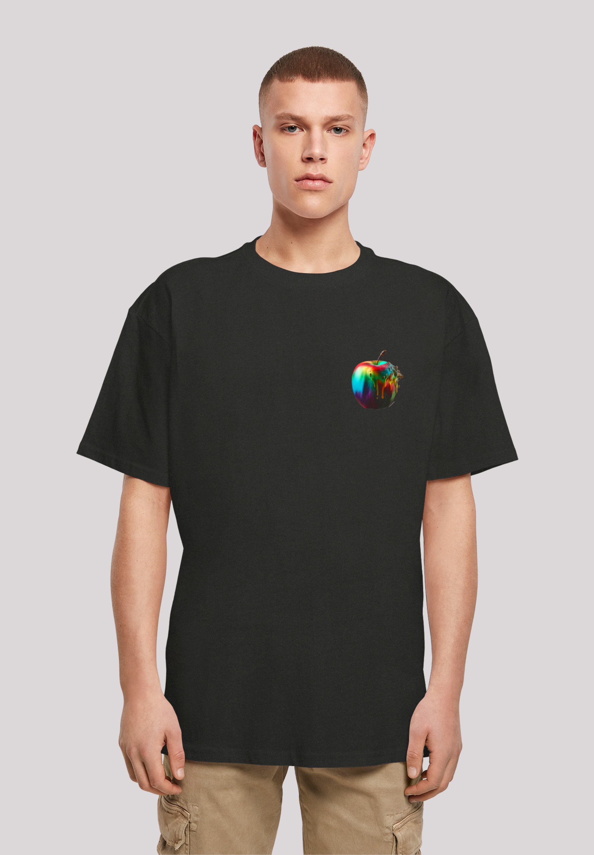 T-Shirt »Colorfood Collection - Rainbow Apple«, Print