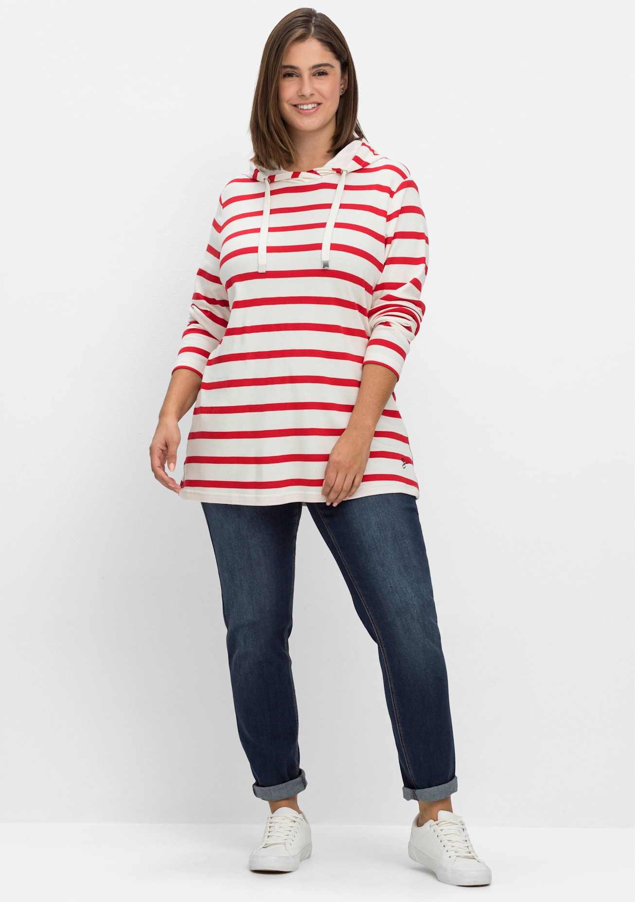 Sheego Langarmshirt »Langarmshirt«, (1 tlg.)