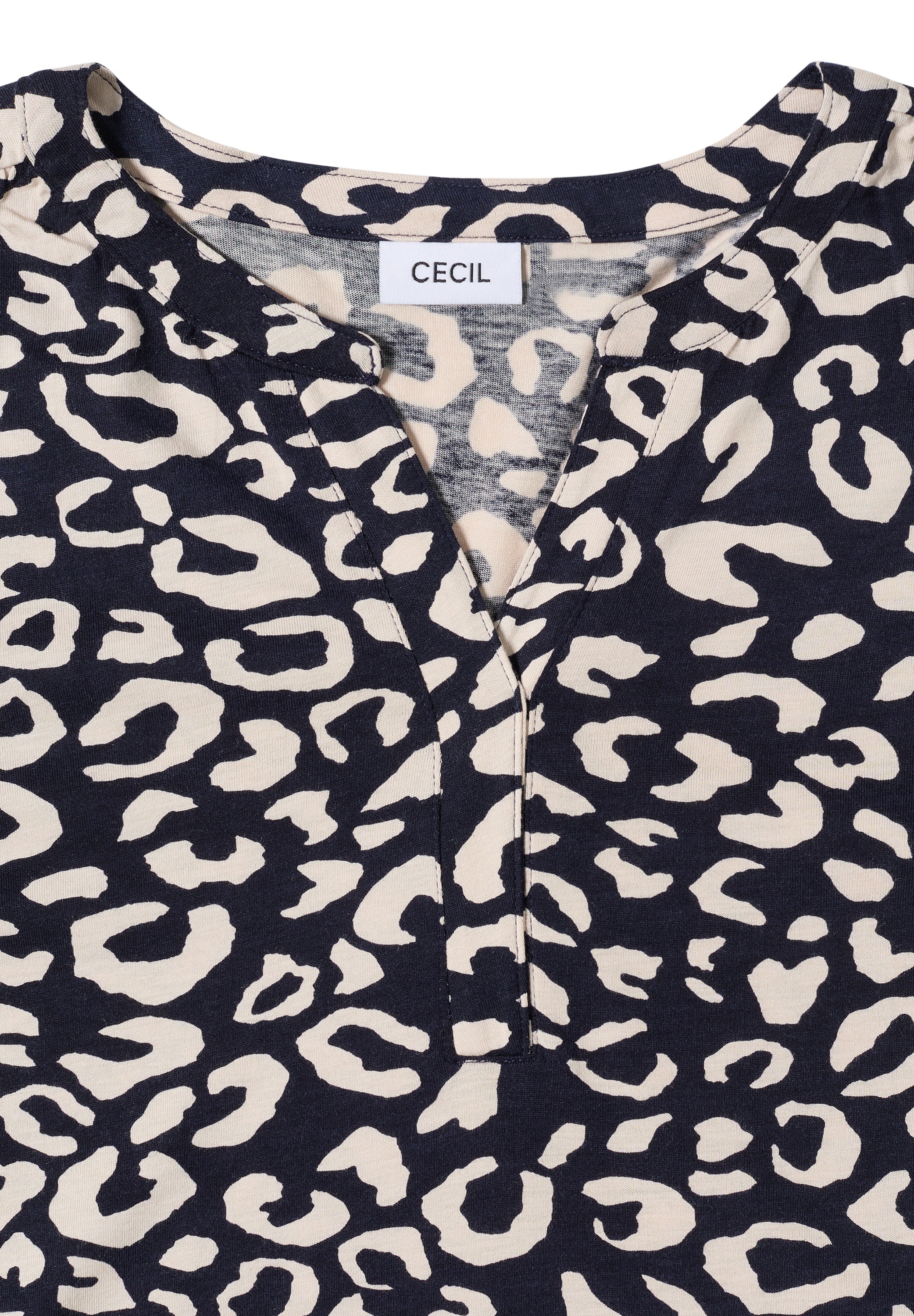 Cecil Tunikashirt, mit Leomuster