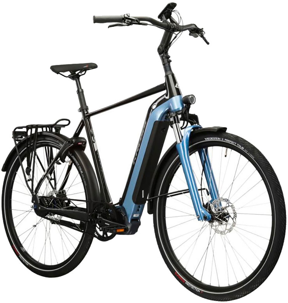 Kross E-Bike »E-Citybike Sentio Hybrid 7.0 28 Zoll schwarz«, 8 Gang, Shimano, ALFINE, Mittelmotor 250 W