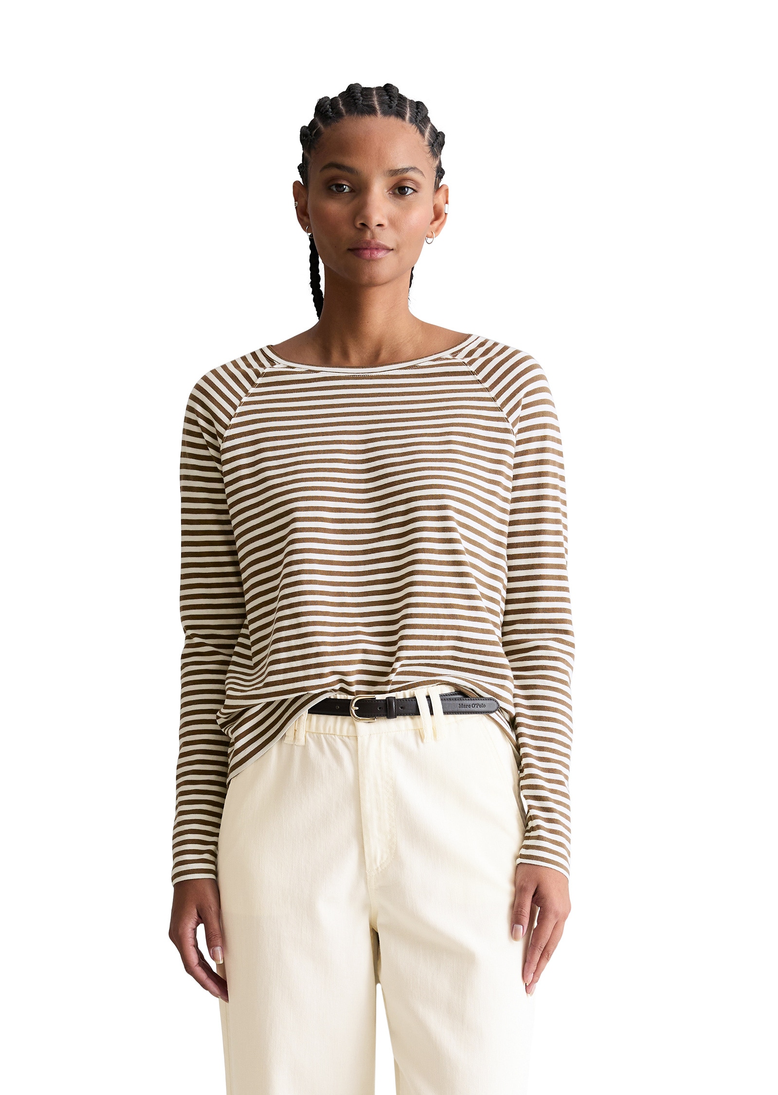 Marc OPolo DENIM Langarmshirt "aus Loose Knit Jersey" günstig online kaufen