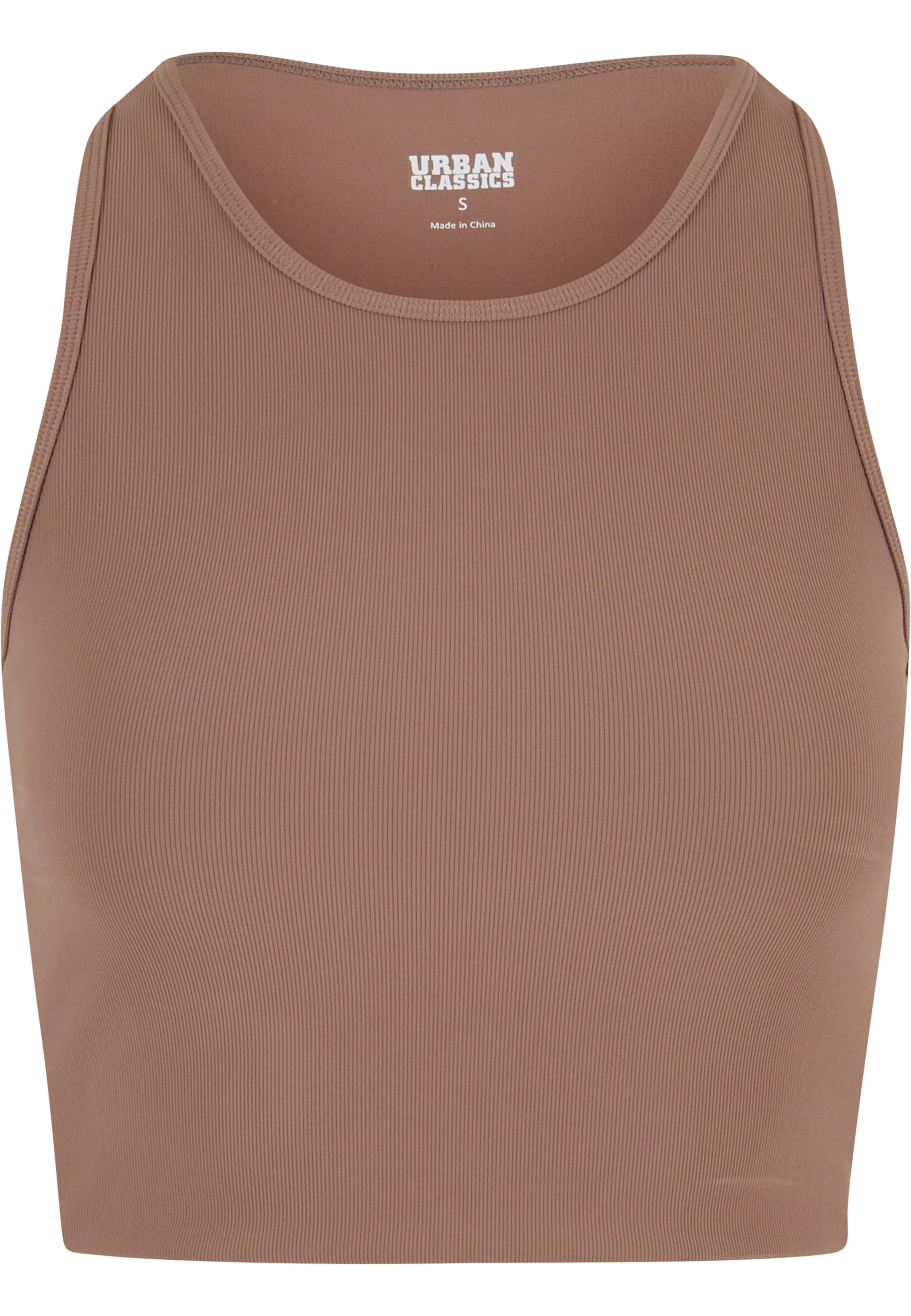 URBAN CLASSICS Muskelshirt "Urban Classics Ladies Sports Top Rib Ladies Sports Top Rib" 1