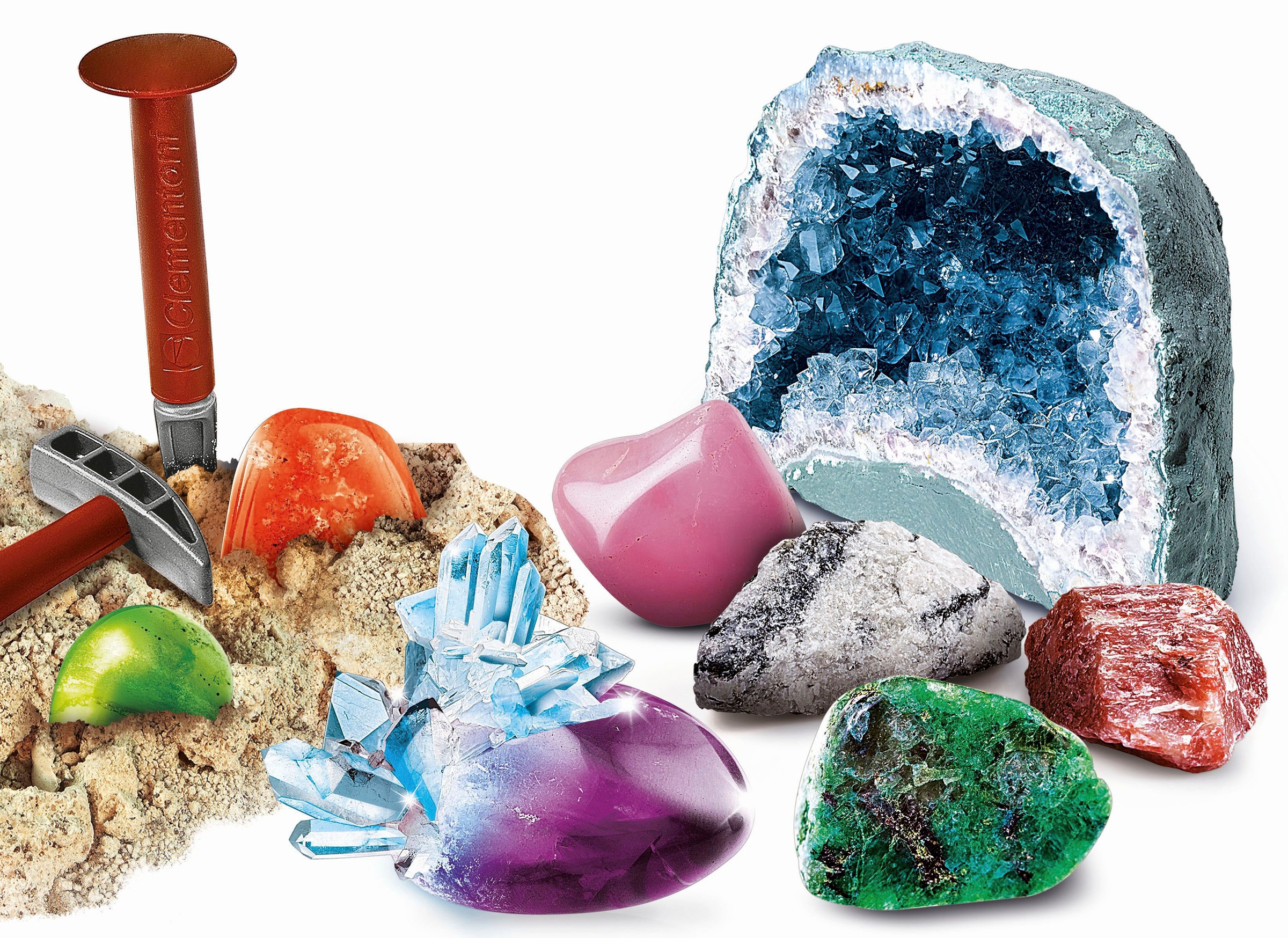 Clementoni® Experimentierkasten »Galileo, Mineralogie und Kristalle«, Made in Europe