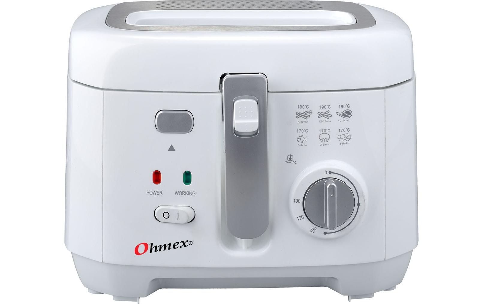 ohmex Fritteuse »Fritteuse FRY 1180« 1800 W Fassungsvermögen 2,5 l