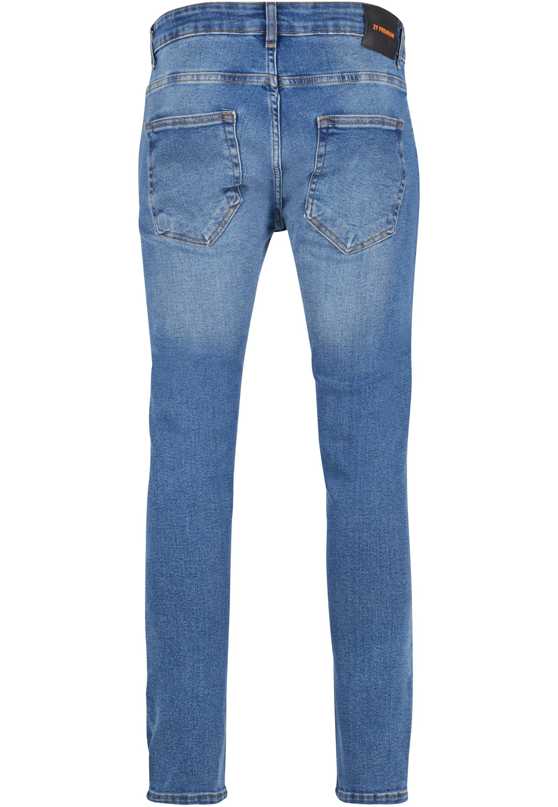 2Y Studios Bequeme Jeans "2Y Studios Herren 2Y Skinny Fit Destroyed Jeans" günstig online kaufen