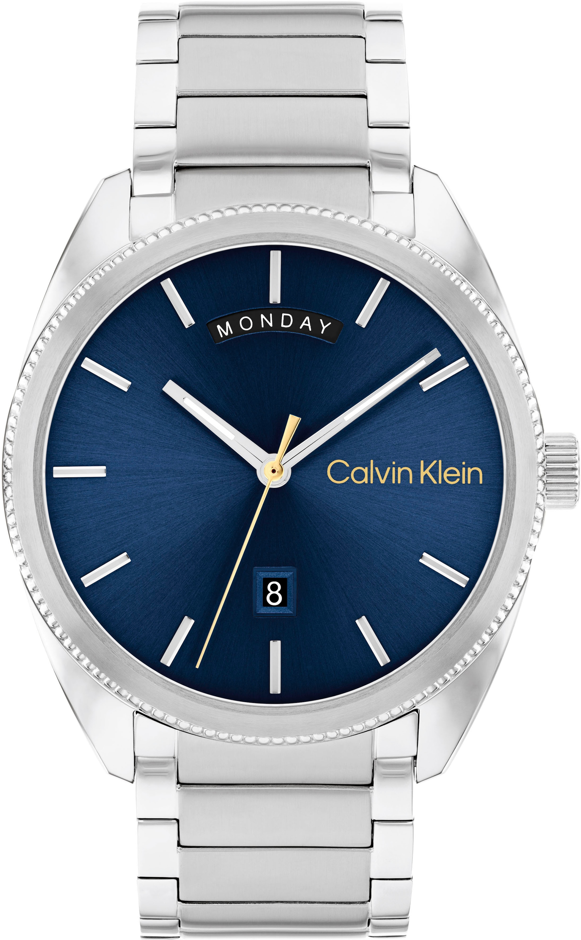 Calvin Klein Quarzuhr »TIMELESS«, Armbanduhr, Herrenuhr, Datum, Mineralglas, IP-Beschichtung