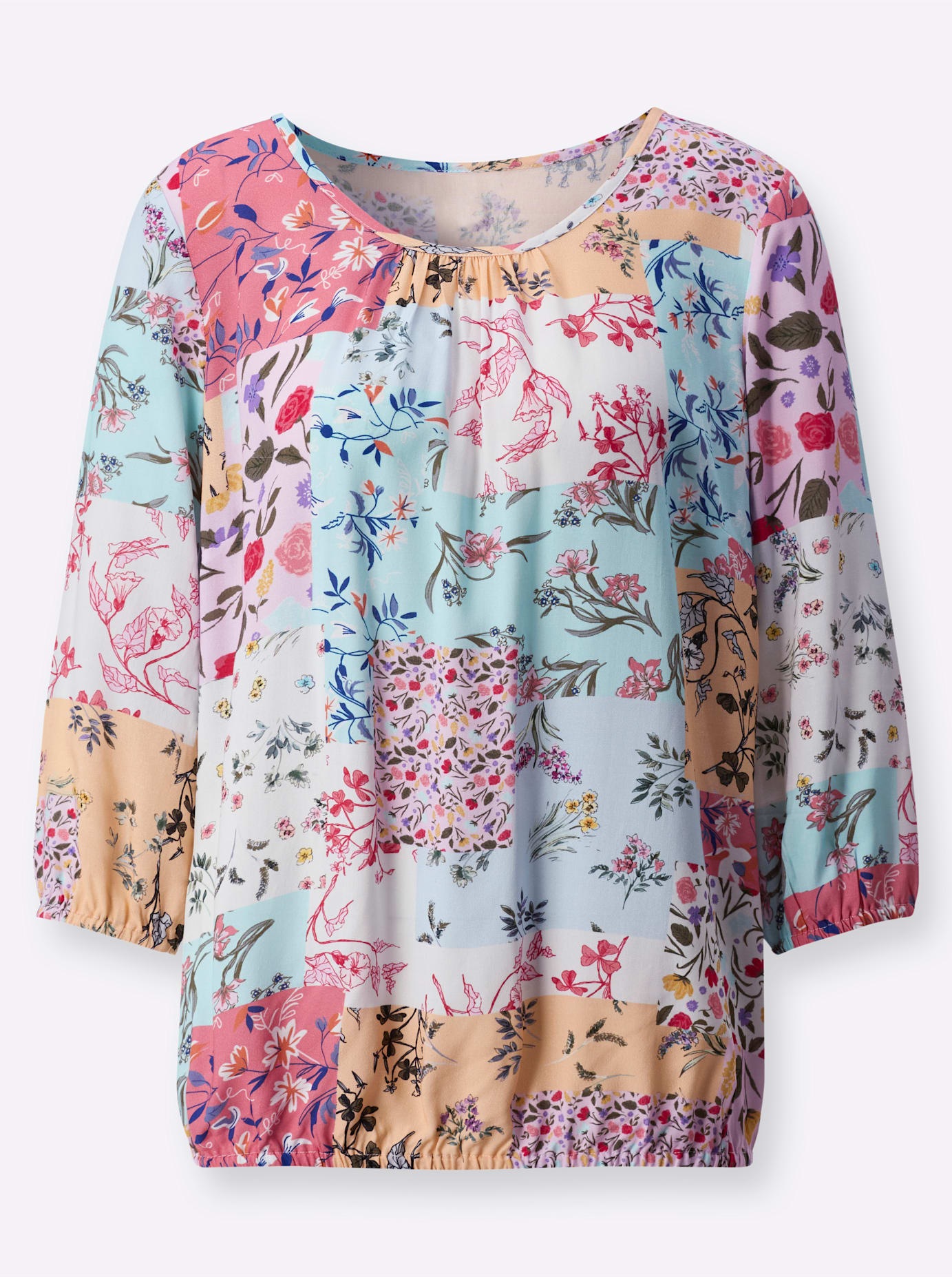 Classic Basics Women's Pull-on Blouse Multicolor Size 38 3