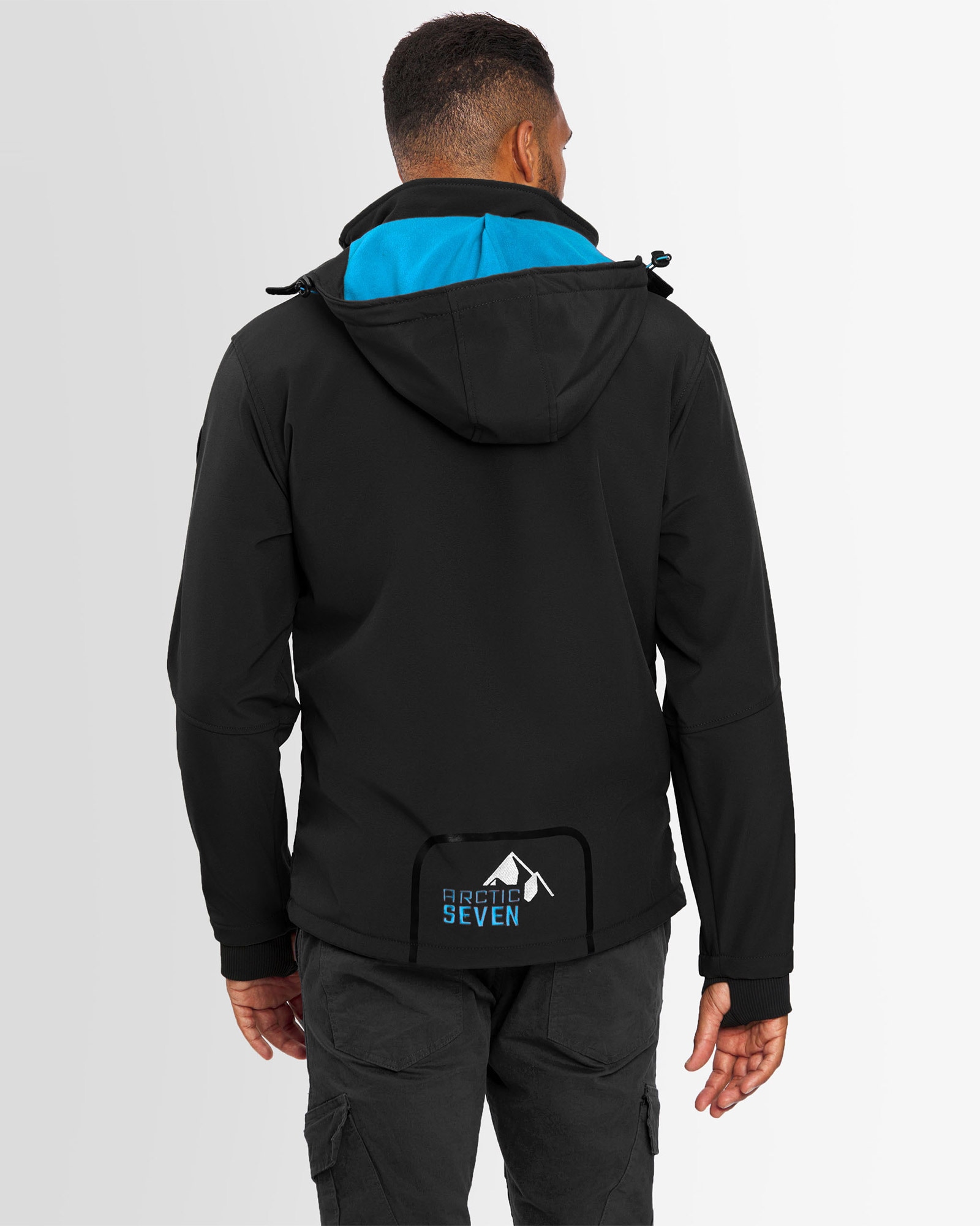 Arctic Seven Softshelljacke »ASColori«, Outdoorjacke mit abnehmbarer Kapuze