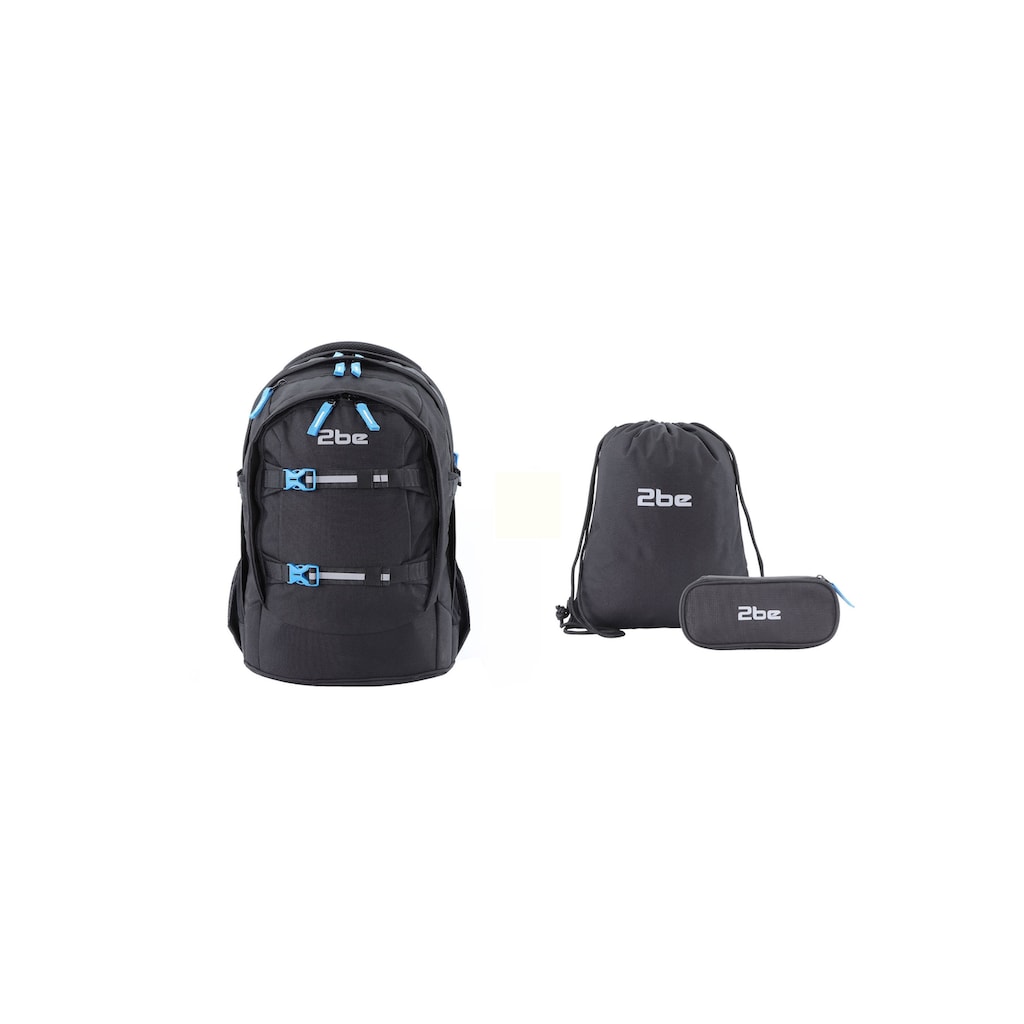 2be Schulrucksack »Black«