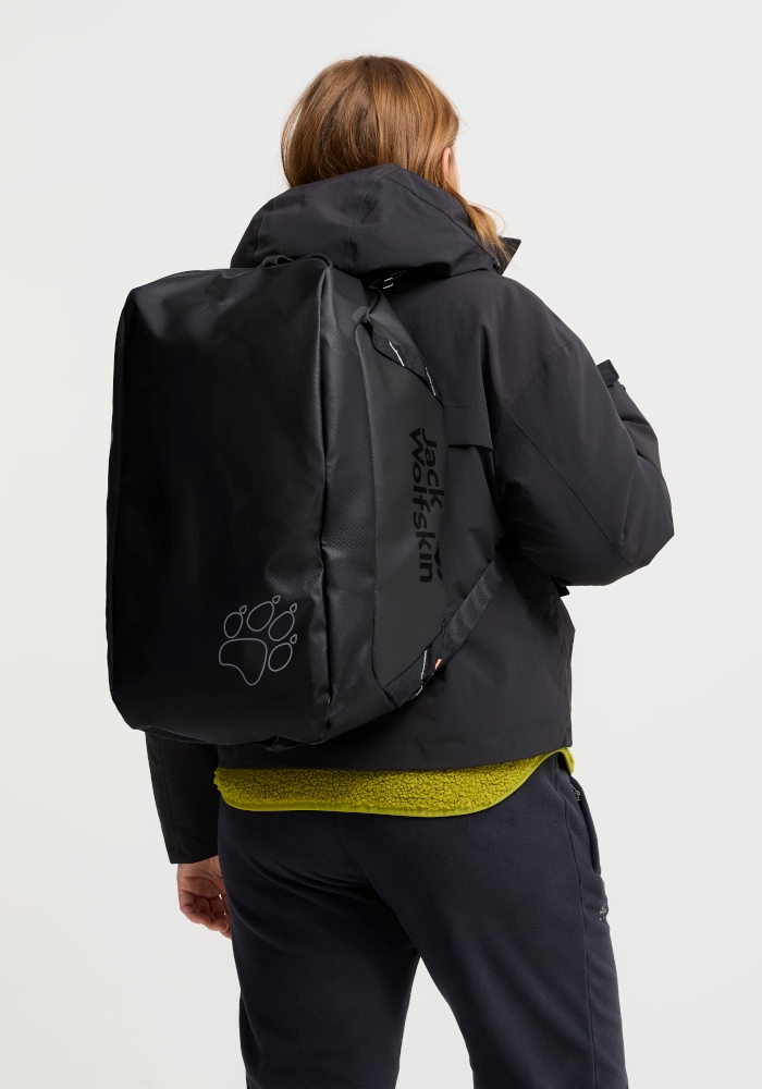 Jack Wolfskin Sporttasche "TECTON DUFFLE 35" Reisetasche 35 Liter, wasserabweisend, als Rucksack tragbar