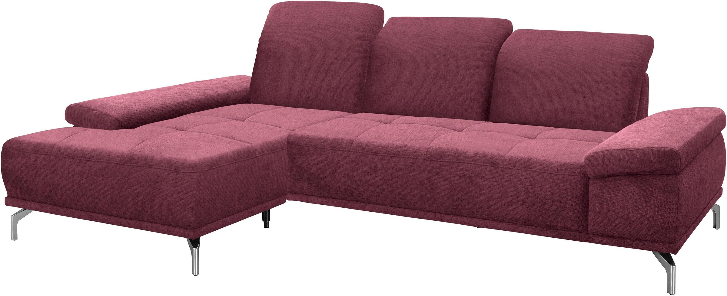 Home affaire Ecksofa "Caluna" Inkl.Sitztiefenverstellung, wahlweise mit Kop günstig online kaufen