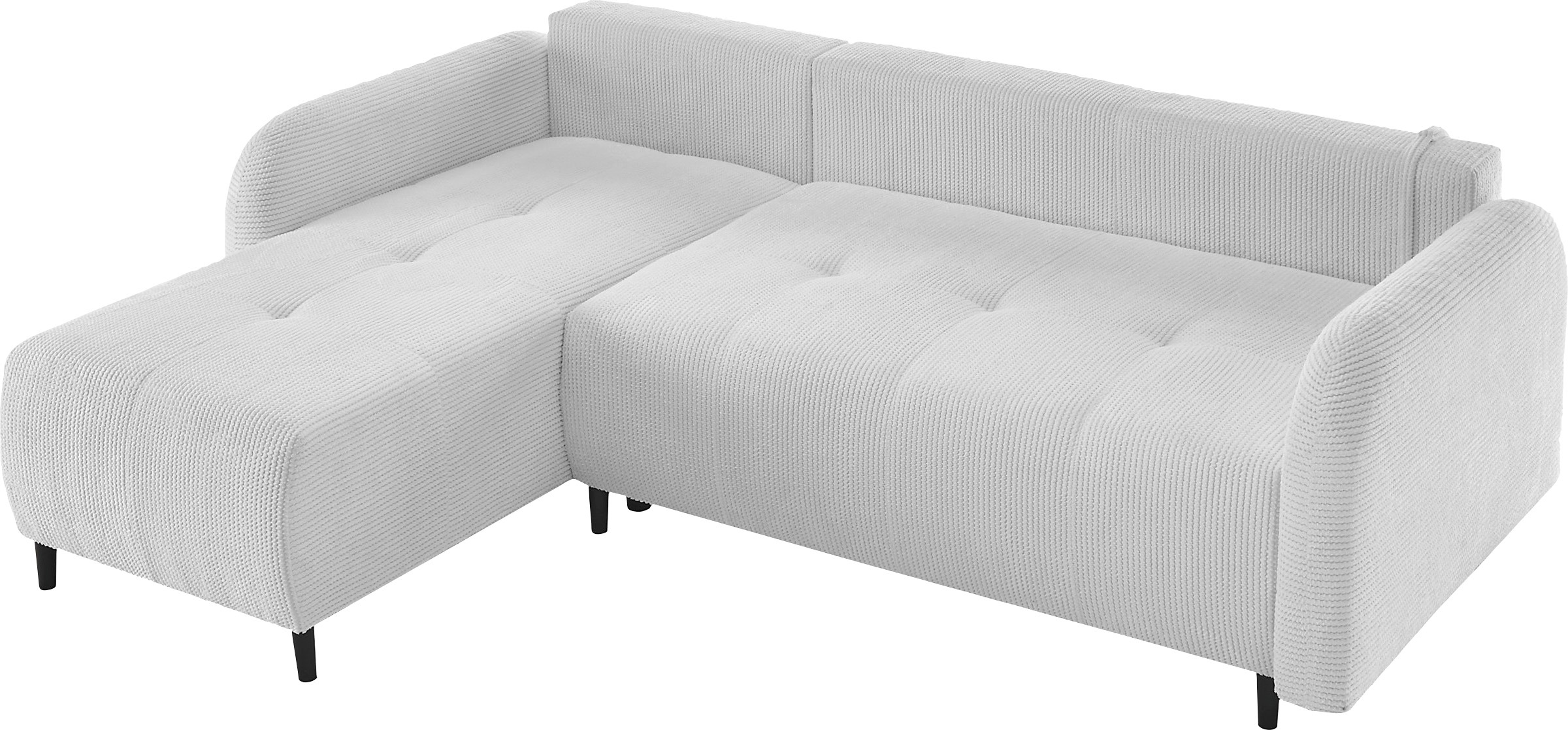 Leonique Ecksofa »BLAISE«, mit Bett-Funktion (Liegefläche 140/200 cm), Zier- und Rückenkissen