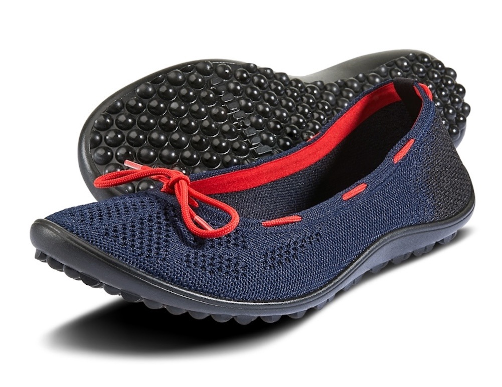 Leguano Barfußschuh »STYLE MARITIM«, Ballerina, Slipper, Bequemschuh mit modischen Durchzügen