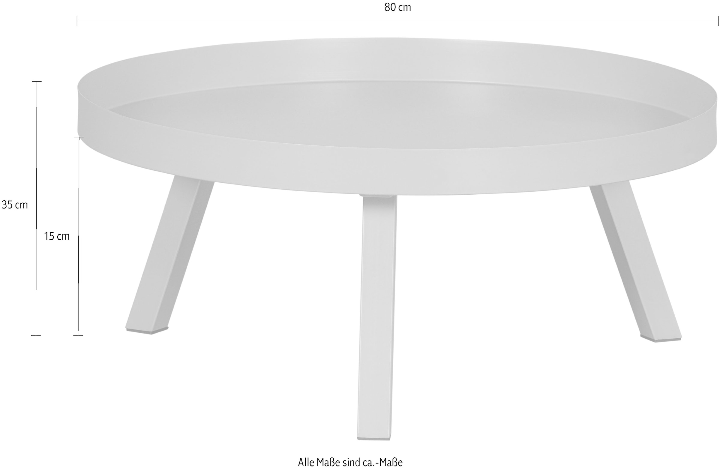 WOOOD Couchtisch »WOOOD Sunny Beistelltisch«