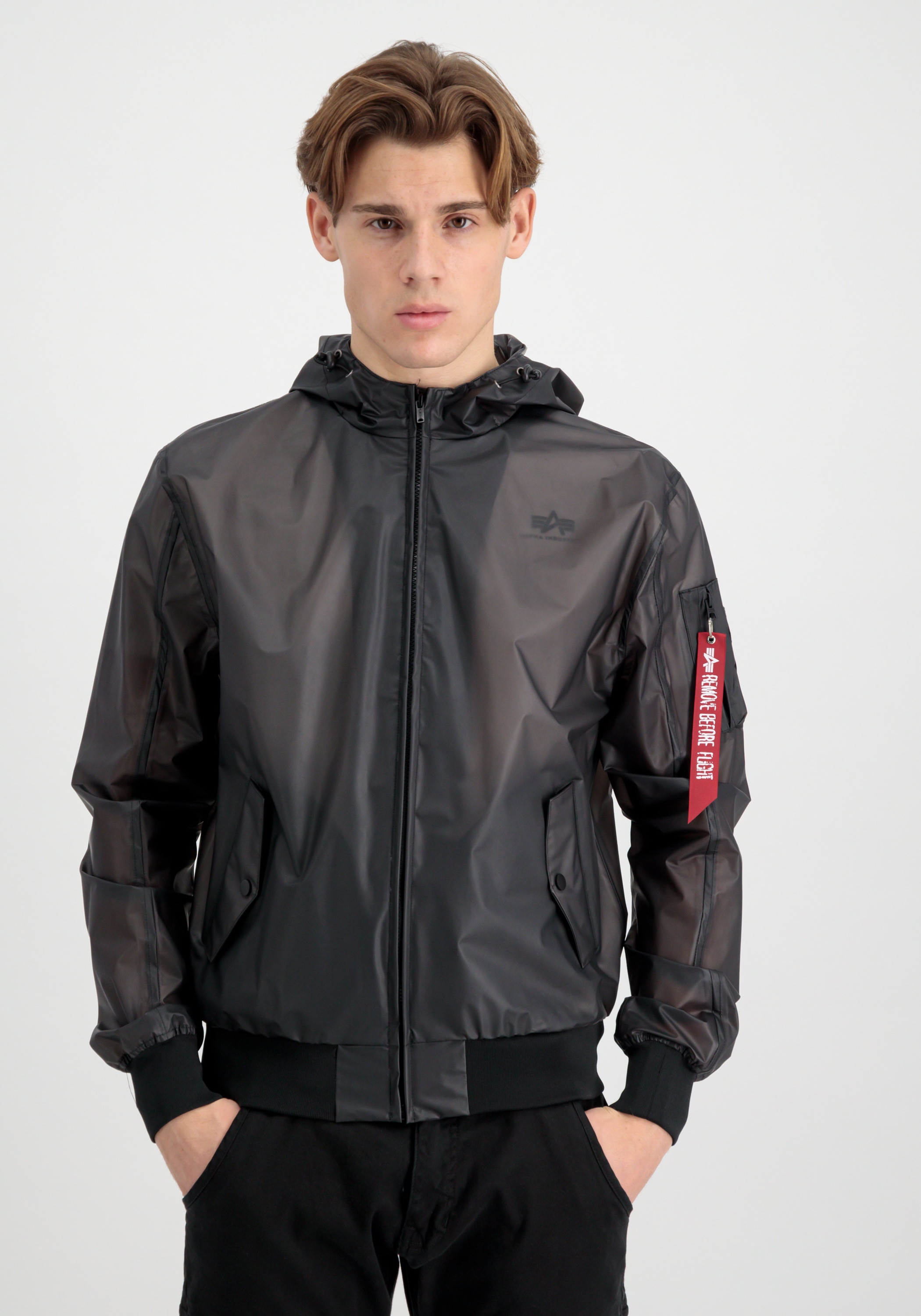 Alpha Industries Regen- und Matschjacke "Alpha Industries Men - Outdoor Jackets MA-1 Hooded Rainjacket"