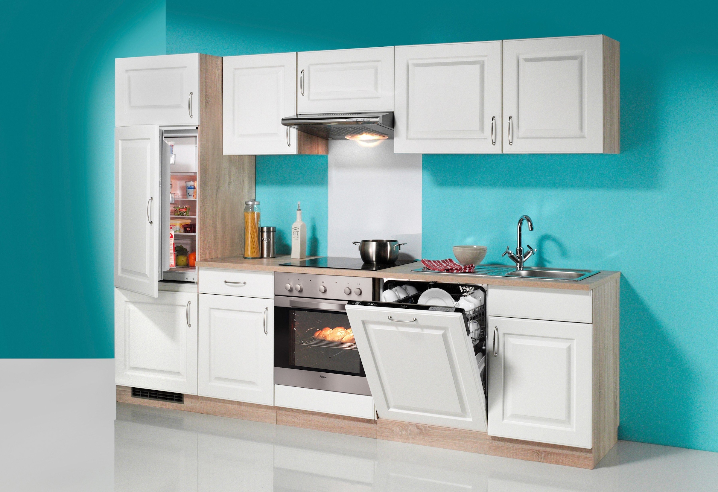 wiho Küchen Küchenzeile »Tilda«, mit Geschirrspüler, BAUR | cm E-Geräten, inkl. 280 bestellen Breite